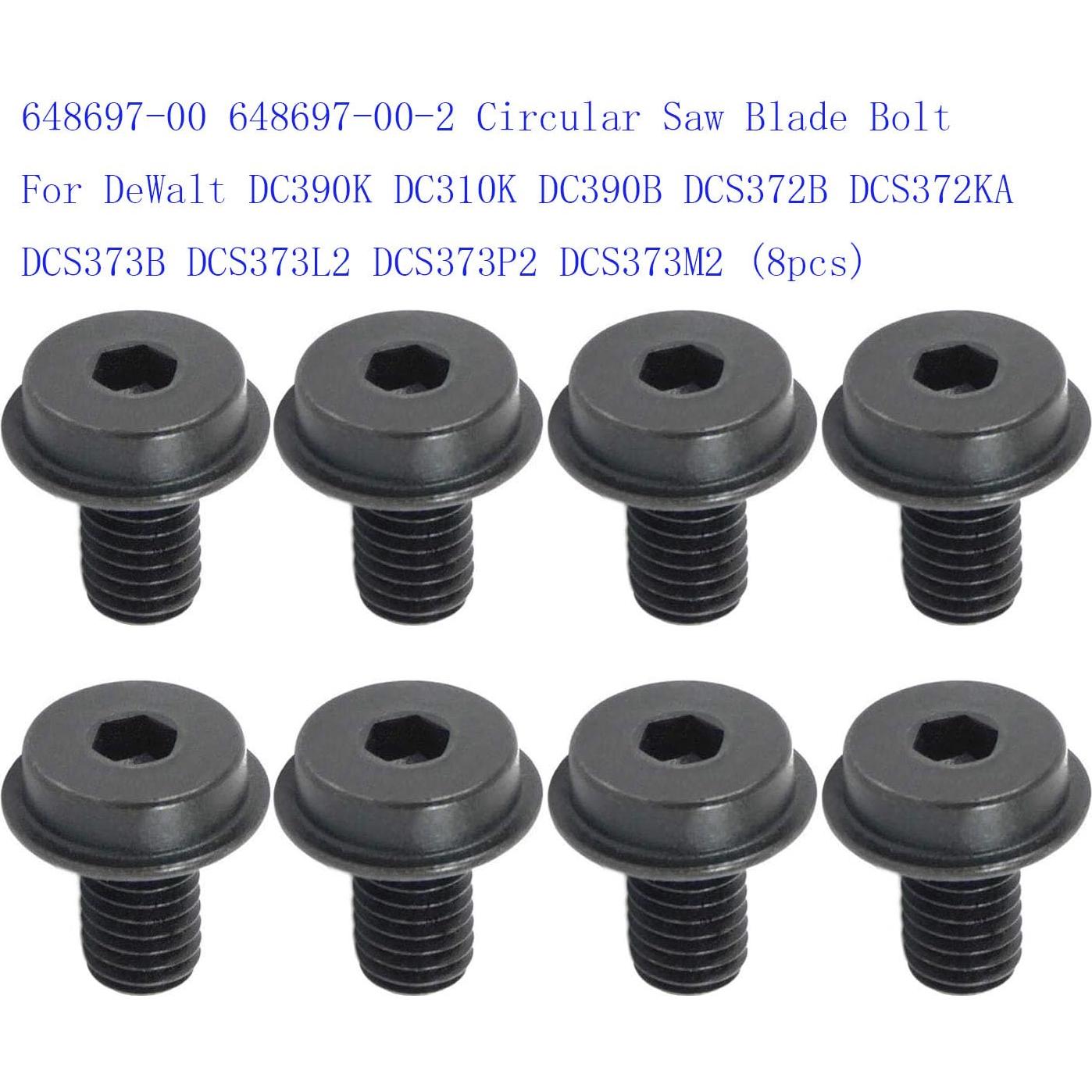 Tornillo de Hoja de Sierra Circular DeWalt 648697-00 (8 Piezas)
