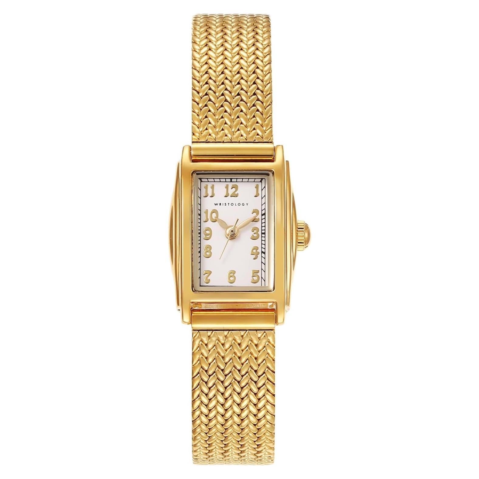 Reloj Vintage para Mujeres Wristology Ruth Art Deco 19mm Dorado