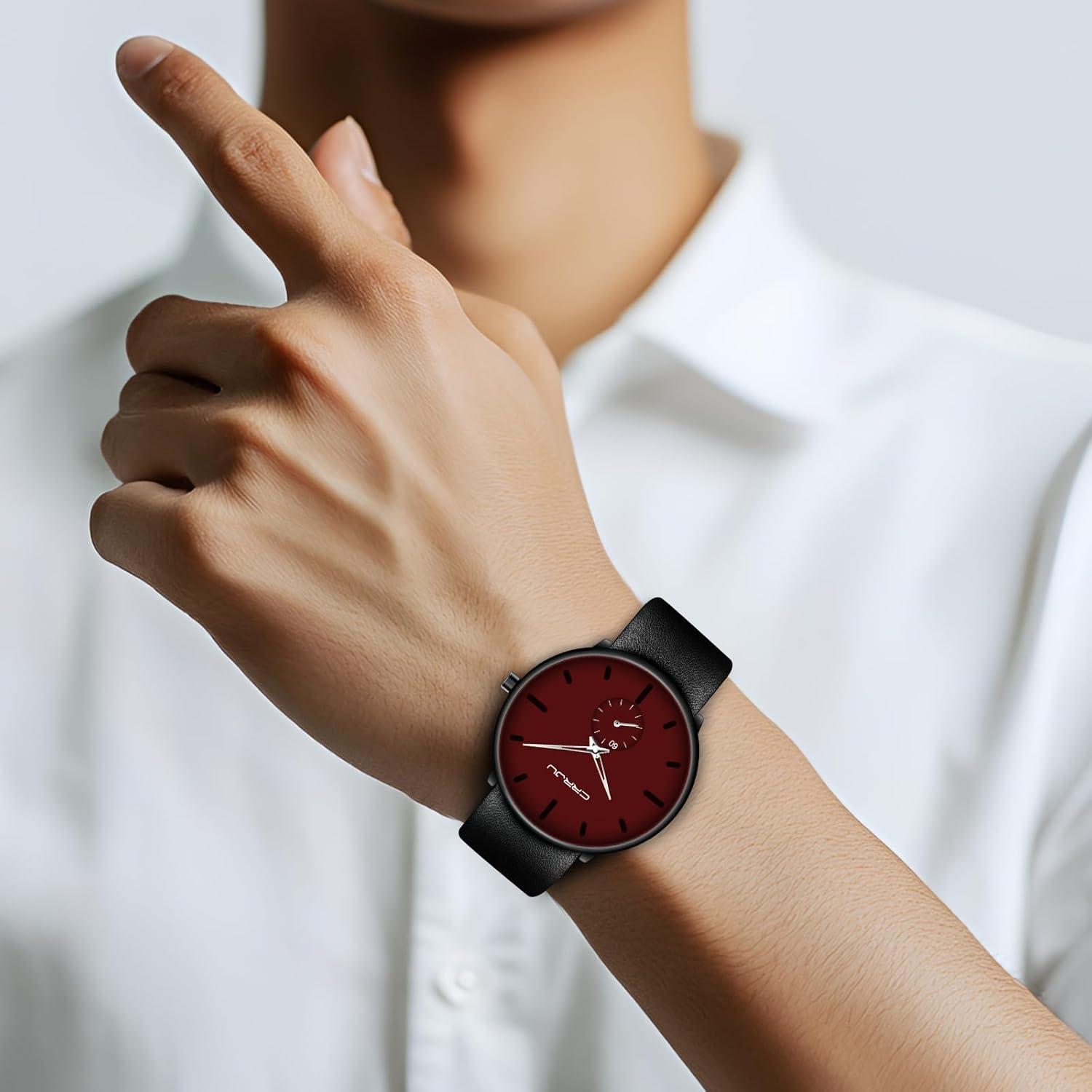 Reloj de Hombre FIZILI 2150 Minimalista Impermeable Cuero