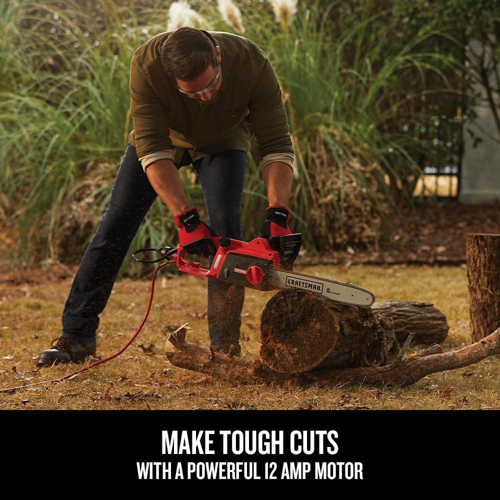 Sierra de Cadena Eléctrica CRAFTSMAN 40.64 cm 12 Amperios