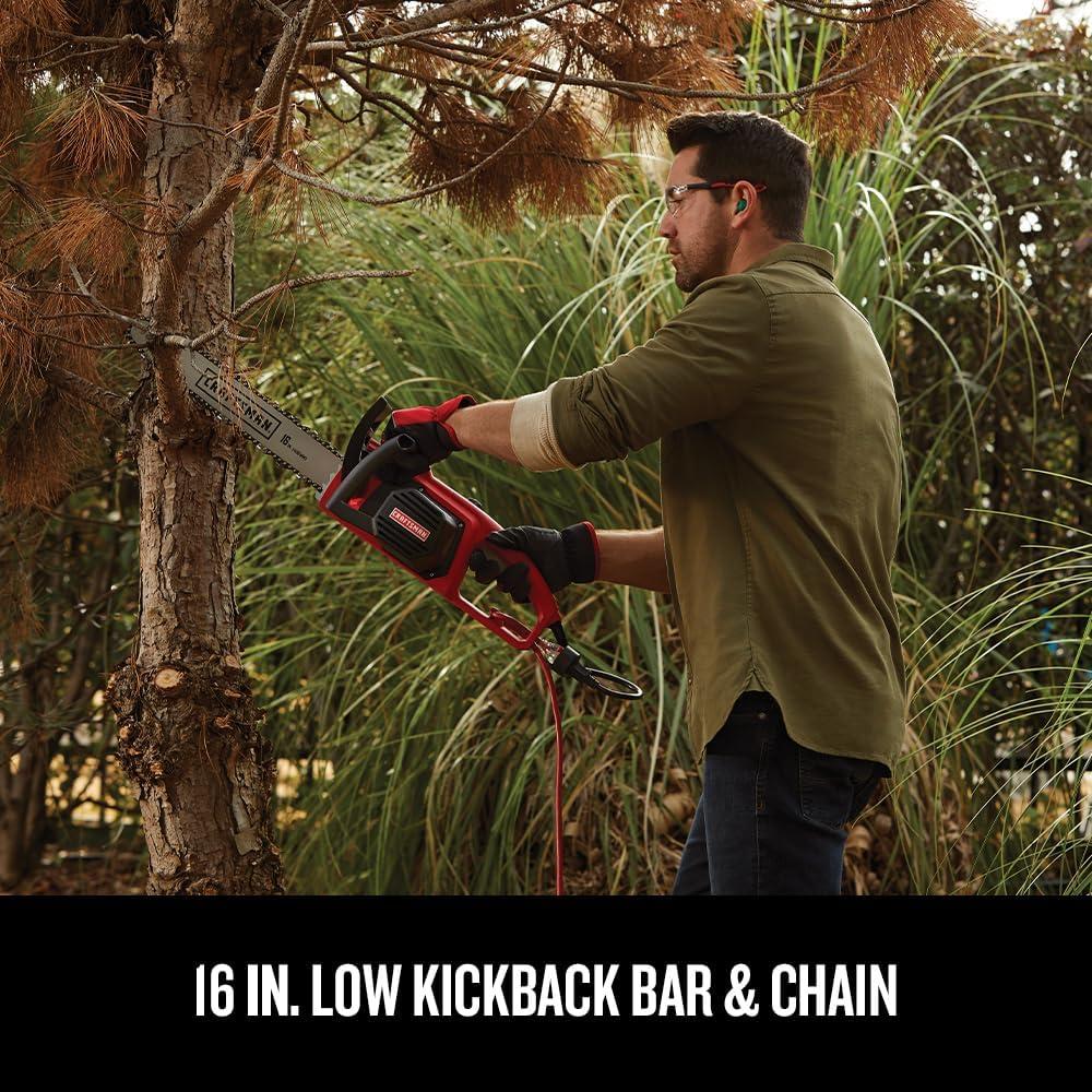 Sierra de Cadena Eléctrica CRAFTSMAN 40.64 cm 12 Amperios