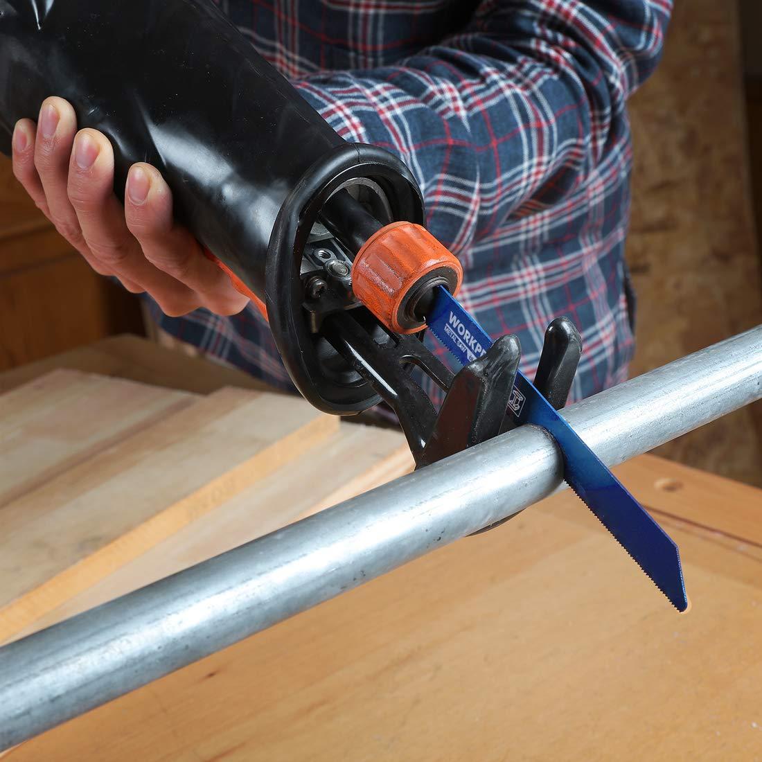 Set 32 Piezas Hojas Sierra Recíproca Workpro - Metal y Madera