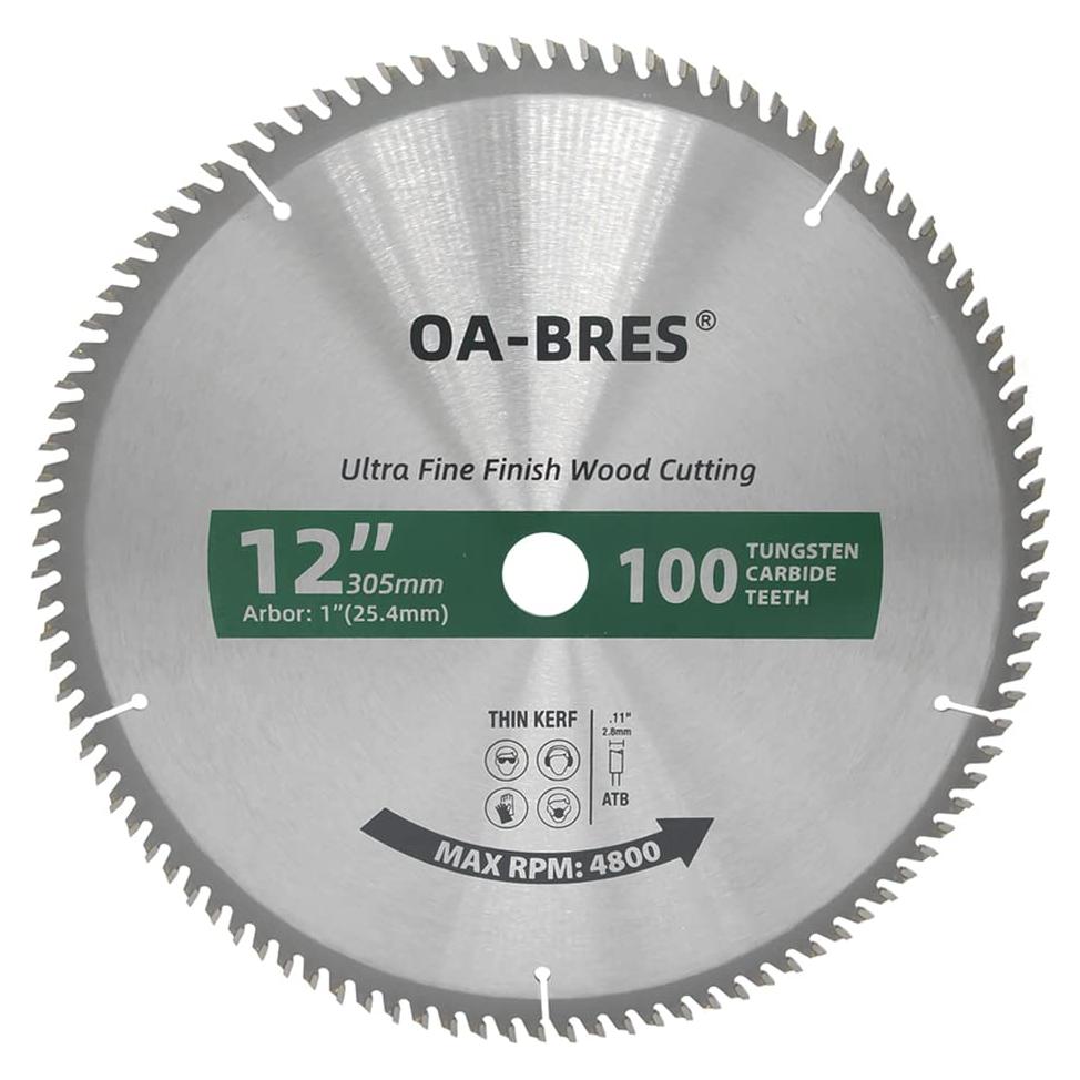 Hoja de sierra circular OA-BRES 30.48 cm 100 dientes ATB TCT