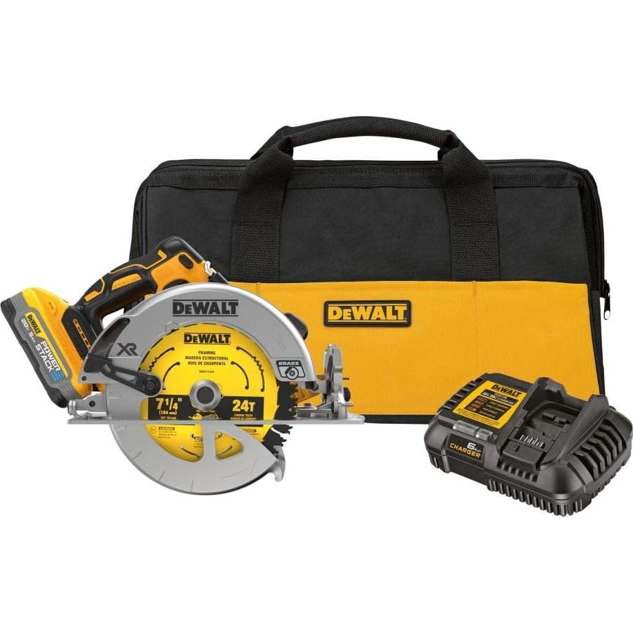 Sierra Circular Inalámbrica DEWALT 20V 7.25" con Batería