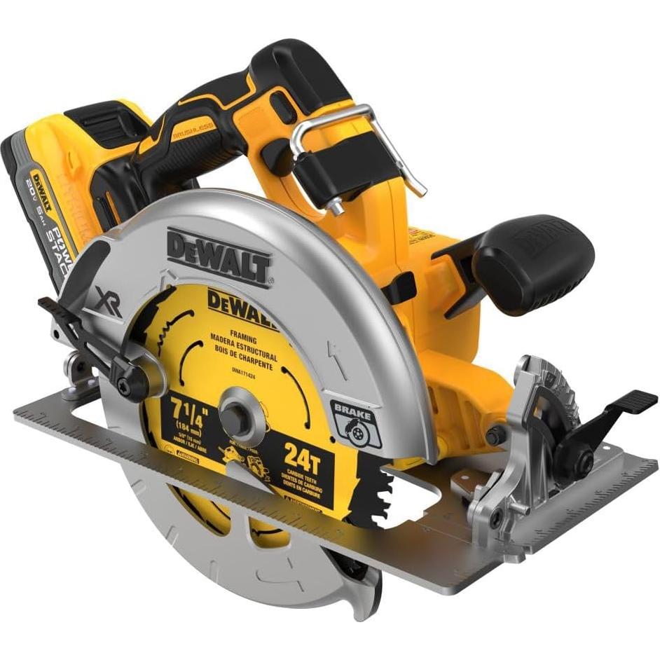 Sierra Circular Inalámbrica DEWALT 20V 7.25" con Batería