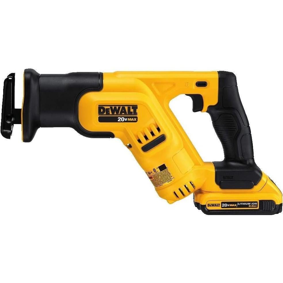 Sierra Recíproca DEWALT 20V Max Compacta con Batería 2Ah