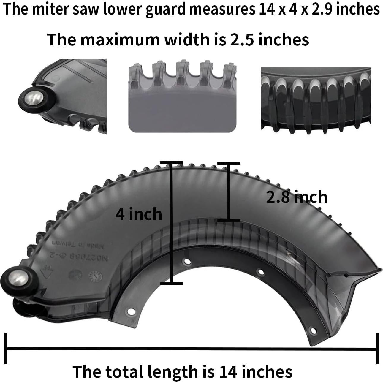Guardabarros Inferior DeWalt DWS779 DWS780 35.56x20.32cm