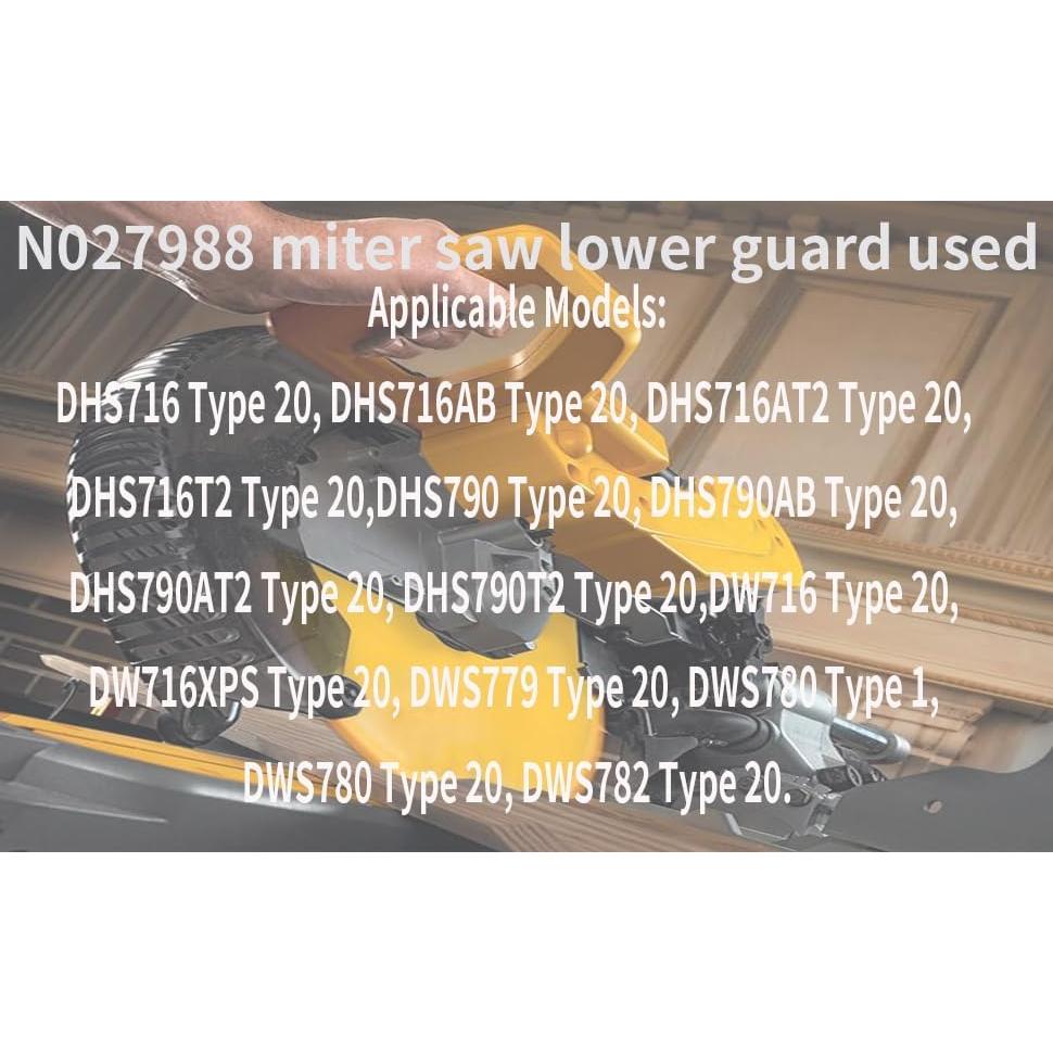 Guardabarros Inferior DeWalt DWS779 DWS780 35.56x20.32cm