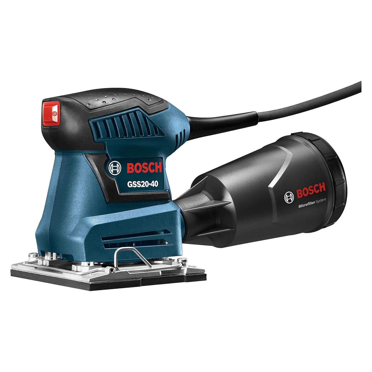 Lijadora Orbital BOSCH GSS20-40 2A 12000 OPM con Colector