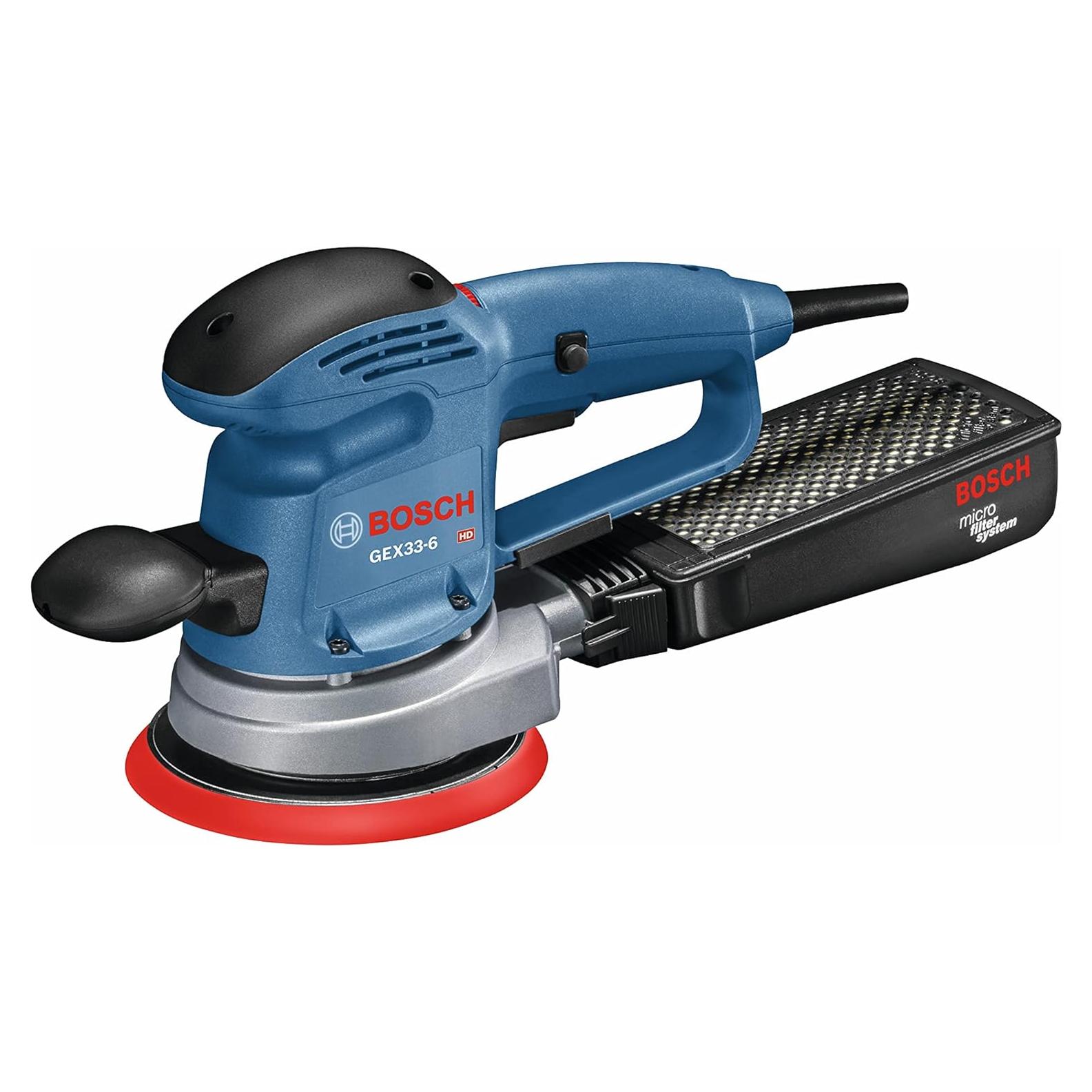 Lijadora Brilladora Bosch GEX33-6N 6" Orbital 3.3A