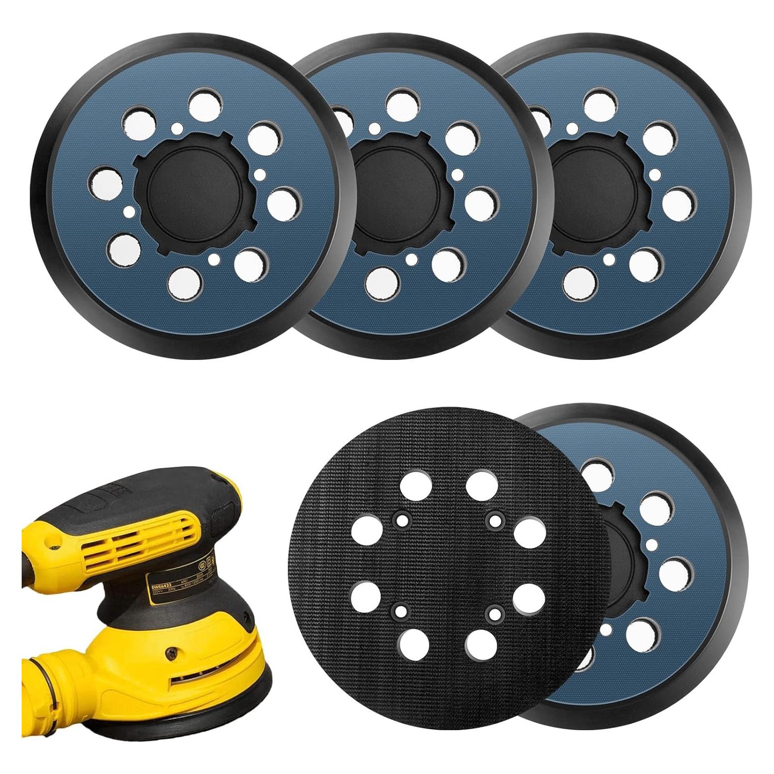 Paquete de 5 Almohadillas Lijado Dewalt 12,7 cm 8 Agujeros