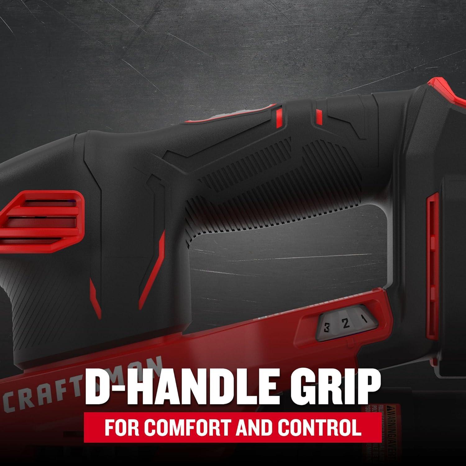 Lijadora de Detalle Inalámbrica CRAFTSMAN 20V MAX, Roja