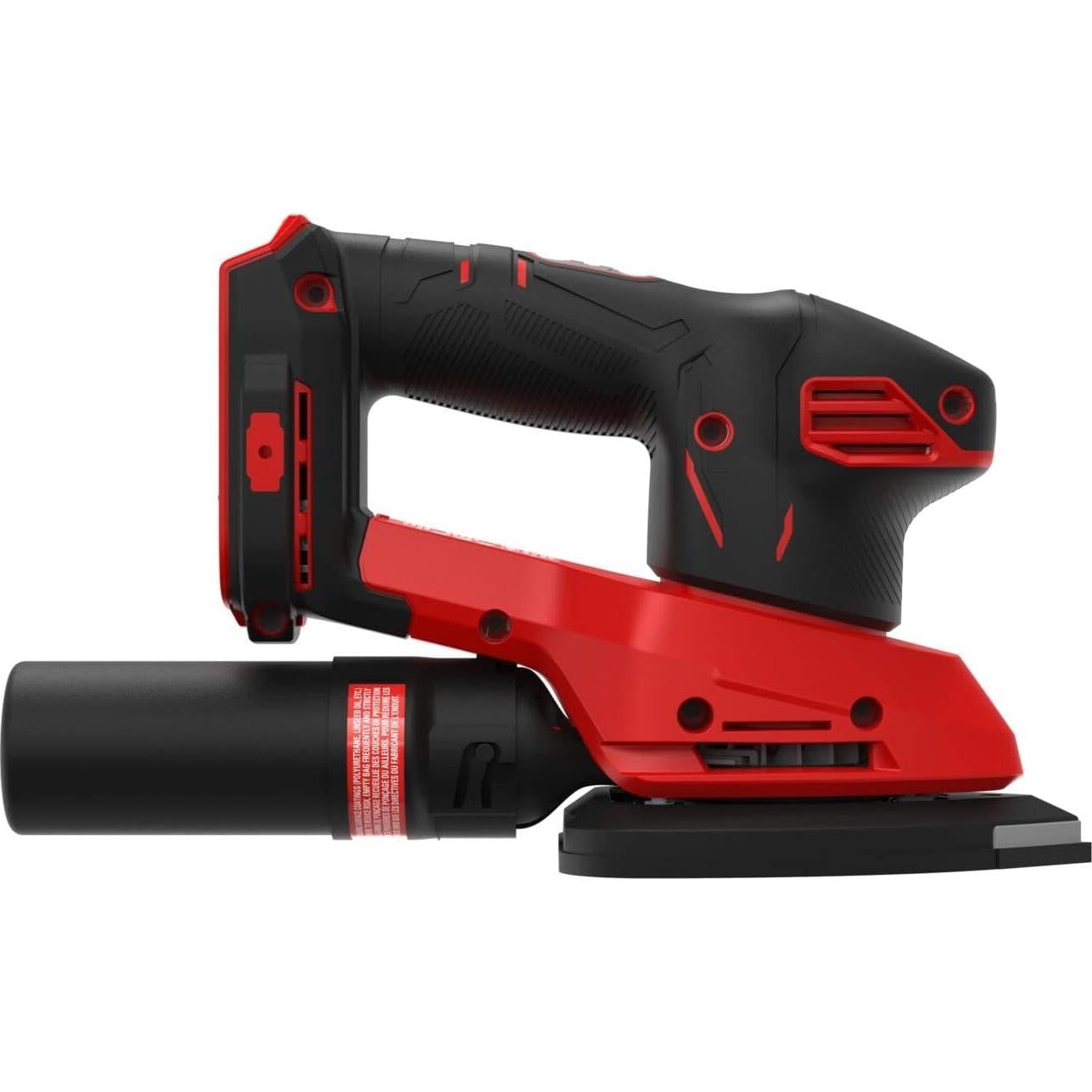 Lijadora de Detalle Inalámbrica CRAFTSMAN 20V MAX, Roja