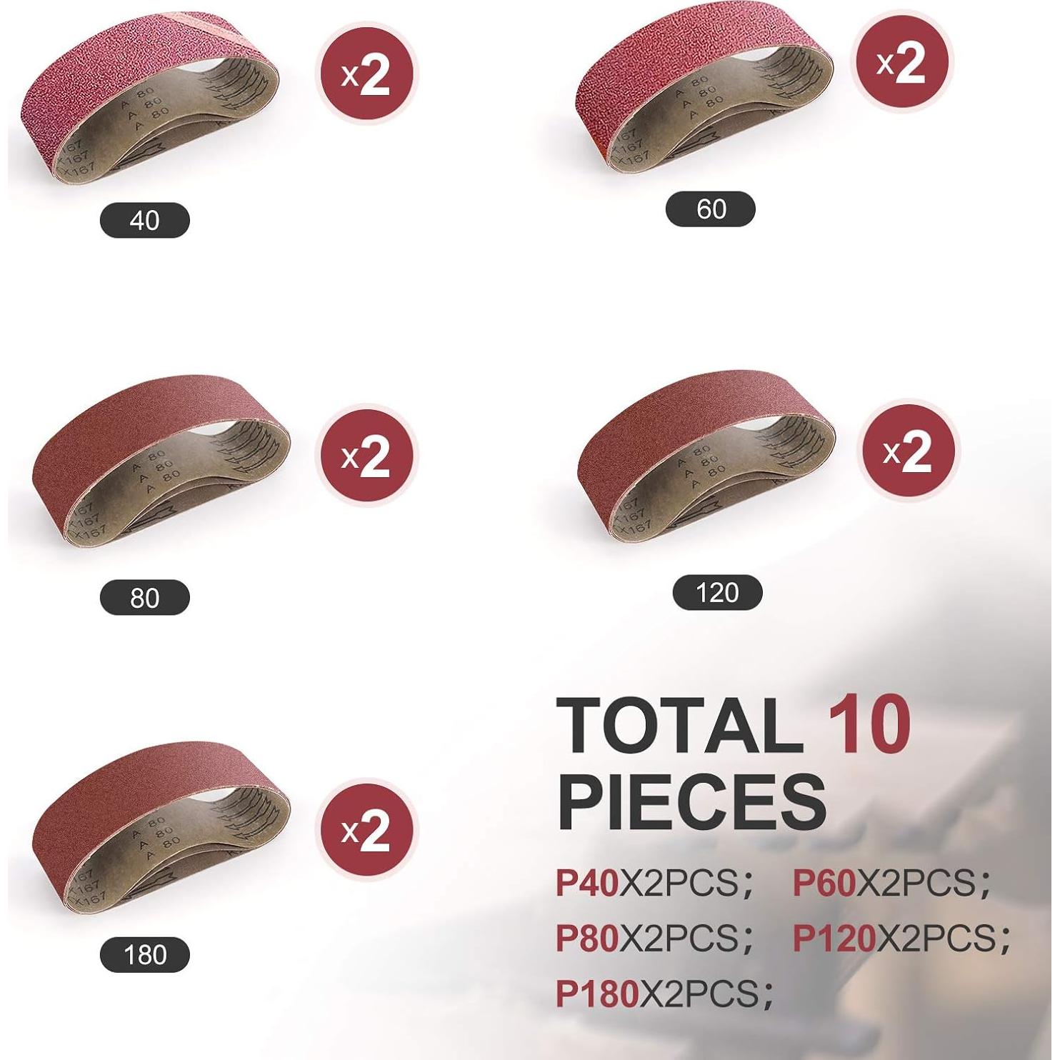 Lijadora de Banda Jellas BS02-SD 7Amps 3"x21" con Bolsa de Polvo