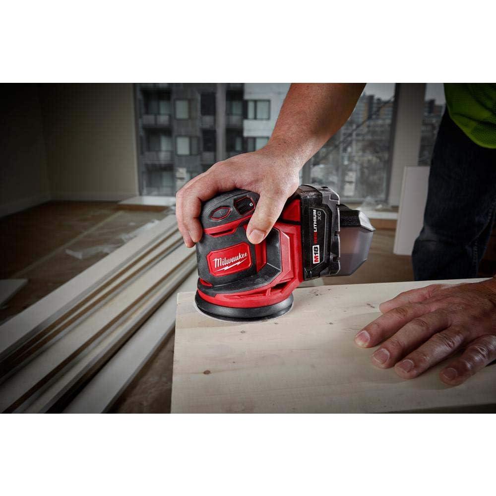 Lijadora Orbital Milwaukee M18 5" 18V 12000 OPM
