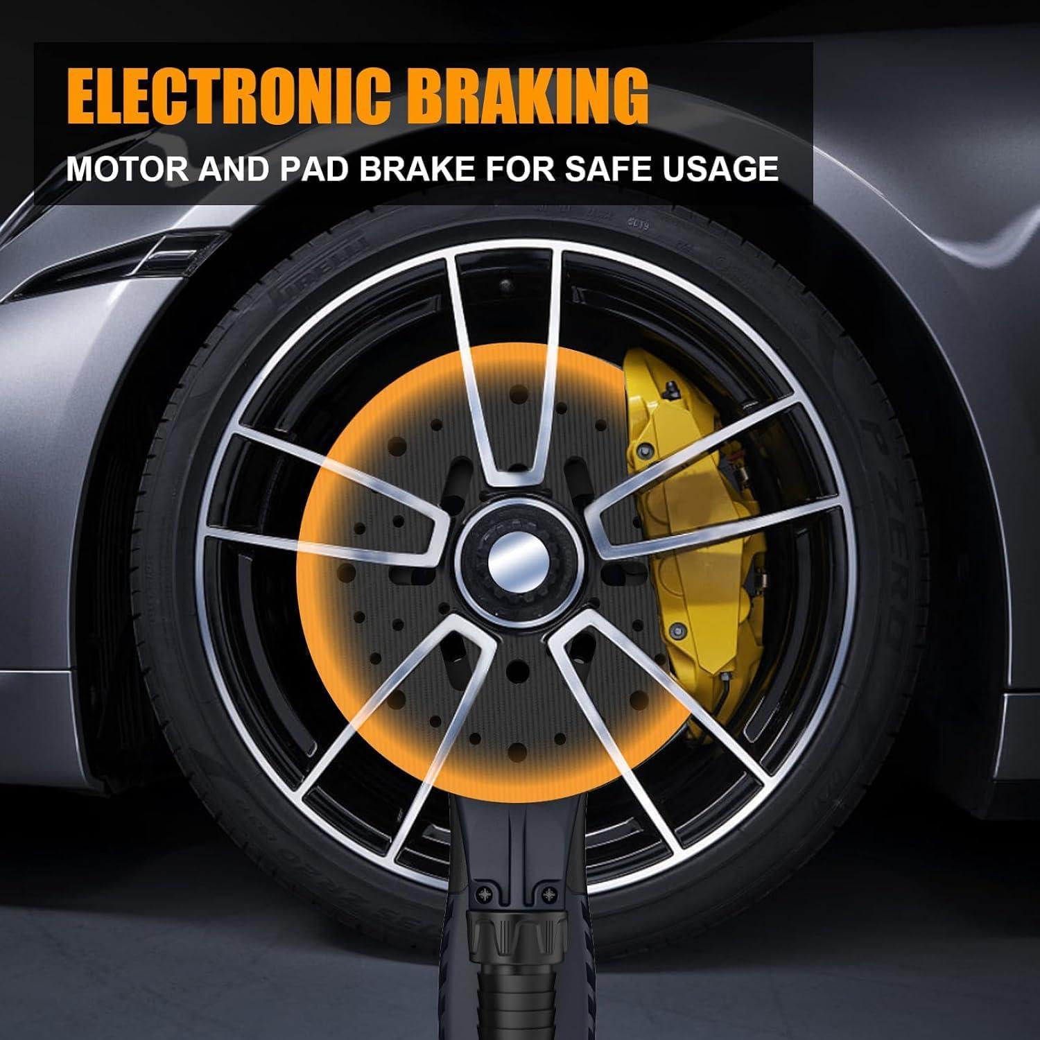 Lijadora Orbital MAXXT 350W Sin Escobillas 2,34kg 10 Papeles