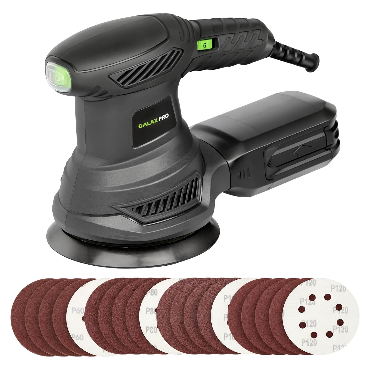 Lijadora Orbital GALAX PRO 300W 6 Velocidades 12.45cm