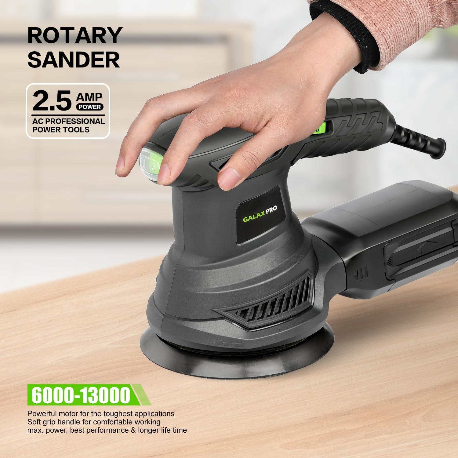 Lijadora Orbital GALAX PRO 300W 6 Velocidades 12.45cm