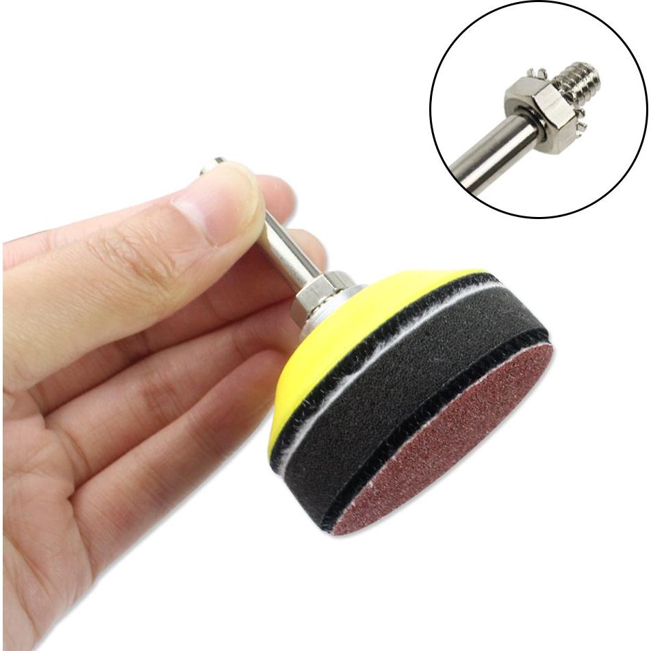 Kit de Lijado Coceca 100pcs 50mm con Discos y Almohadilla