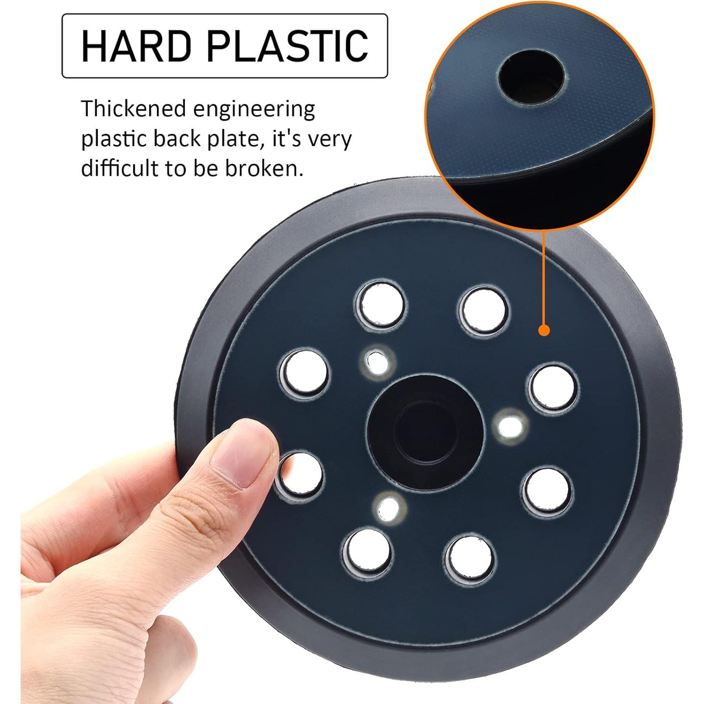 Pad de Lijadora 5" Donanim Compatible con DeWalt y Makita