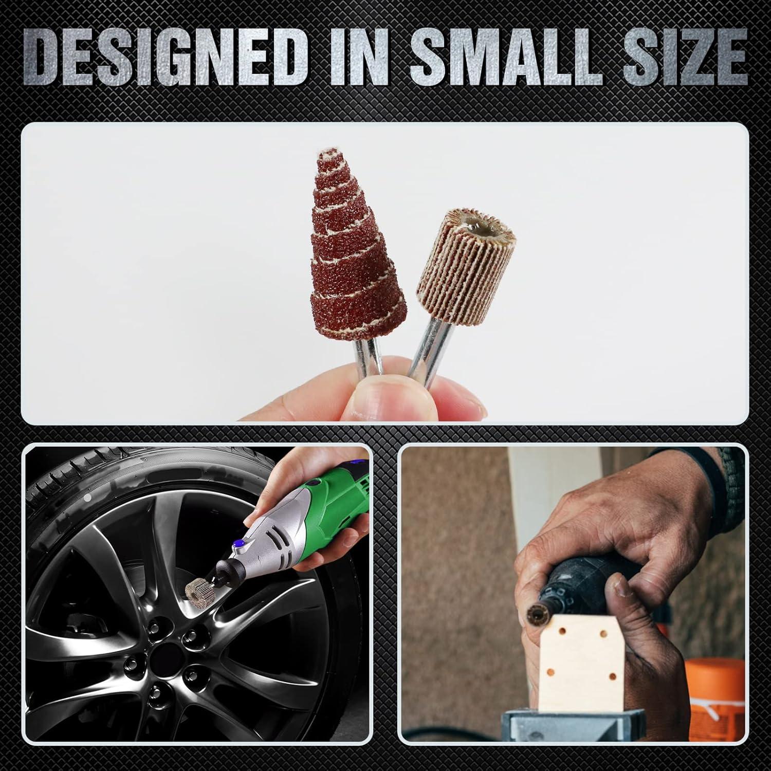 Juego de 20 Ruedas de Lijado Pukamam 80 Granos para Taladro