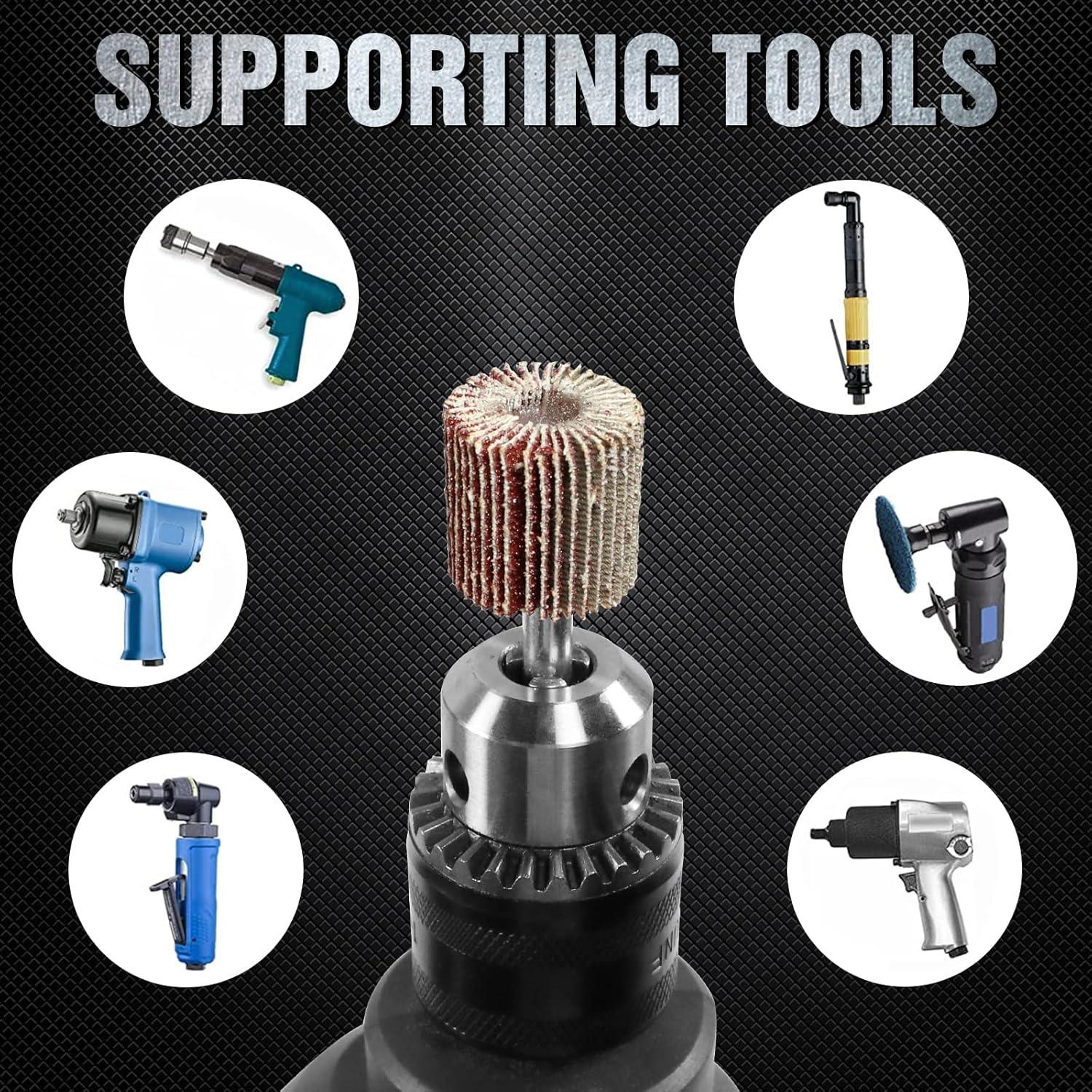 Juego de 20 Ruedas de Lijado Pukamam 80 Granos para Taladro