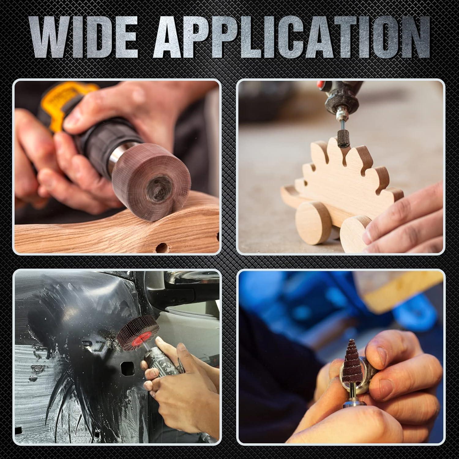 Juego de 20 Ruedas de Lijado Pukamam 80 Granos para Taladro