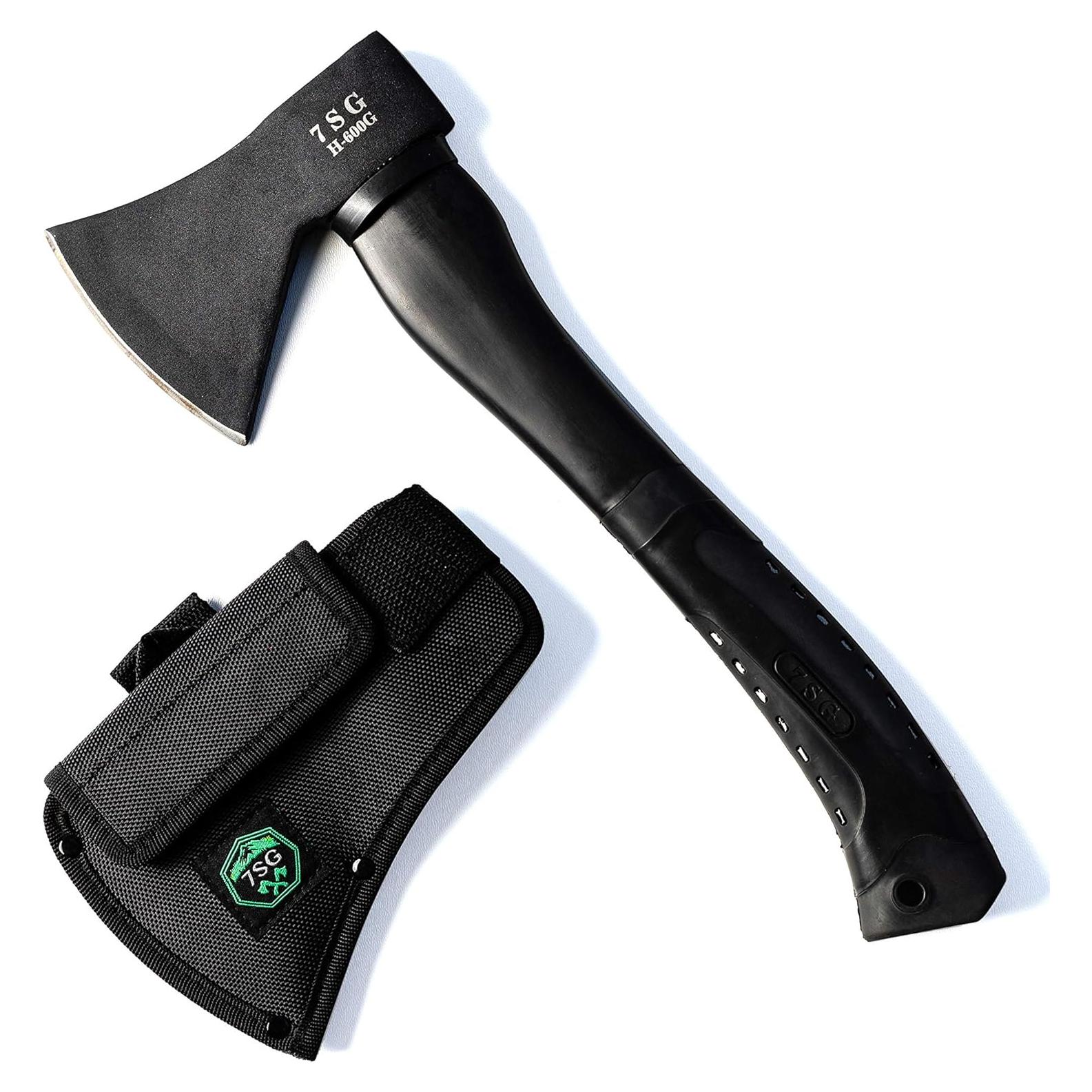 Camping Axe - Camping Hatchet with Sheath -Survival Throwing Axe - Survival Hatchets for Camping and Chopping Wood - Tactical and Survival Hatchet - Bushcraft Axe for Camping