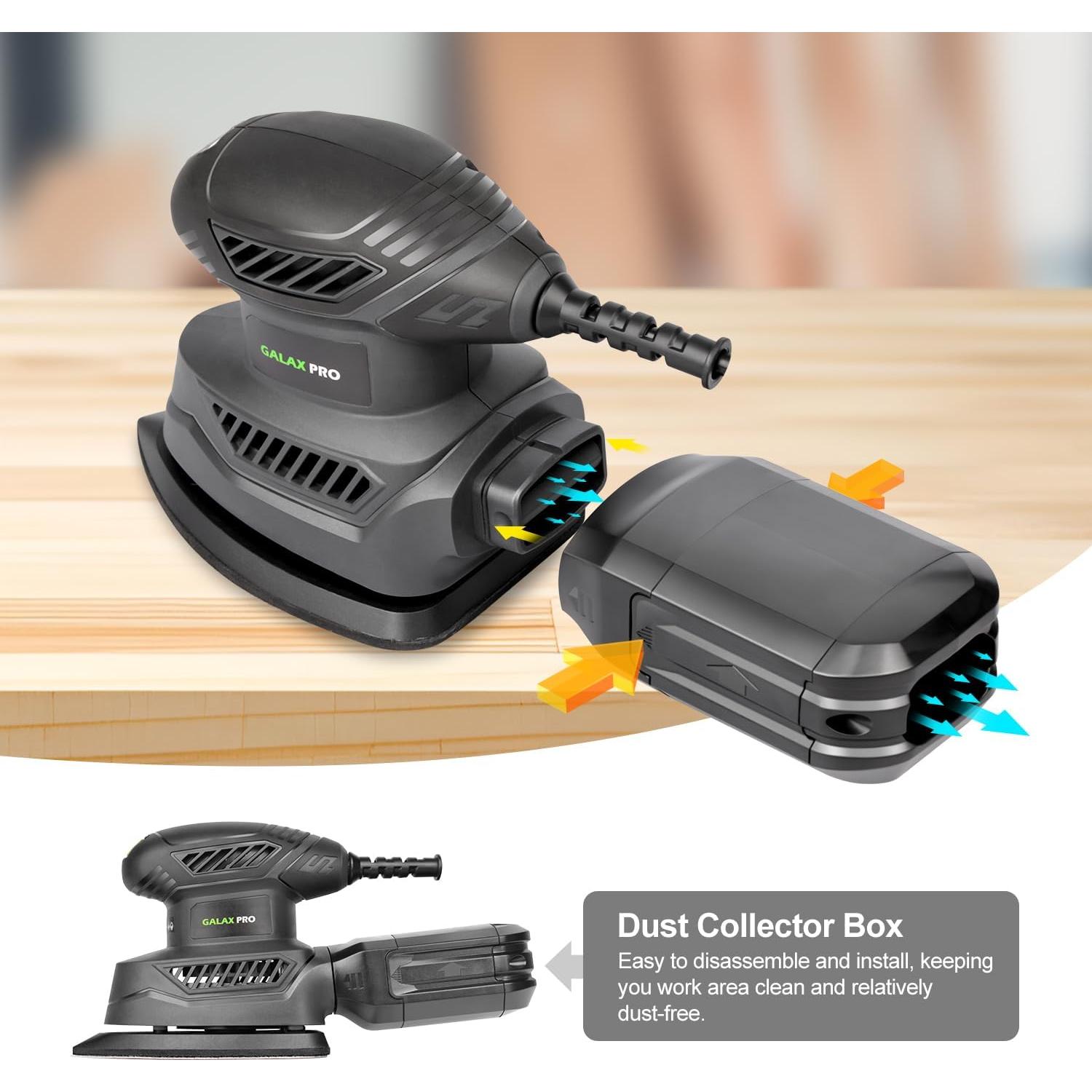 Lijadora de Detalle GALAX PRO 13000 RPM 1.17 kg con 20 Lijas