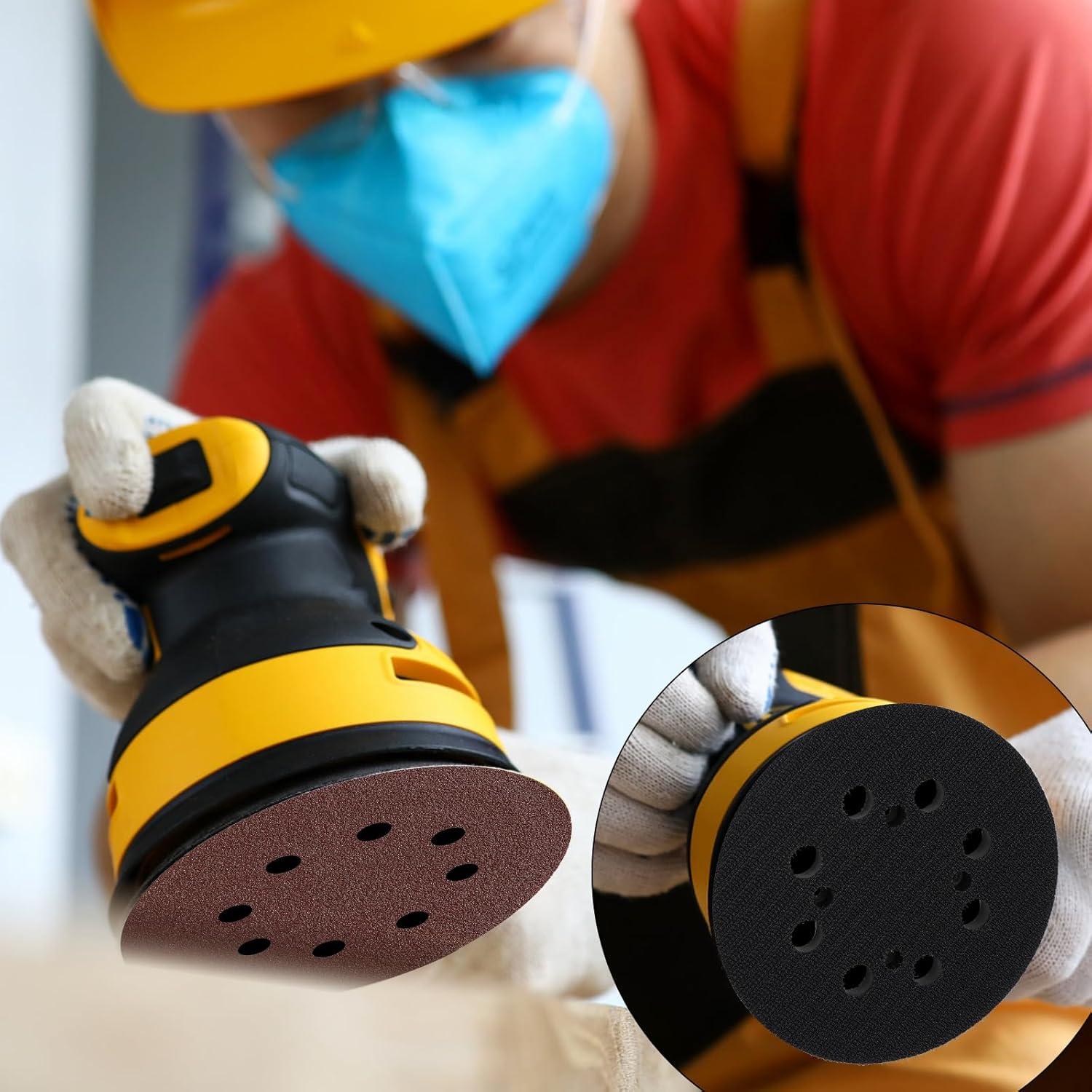 Discos de Lijado EONCHO 5" (12,7 cm) 8 Agujeros Reemplazo