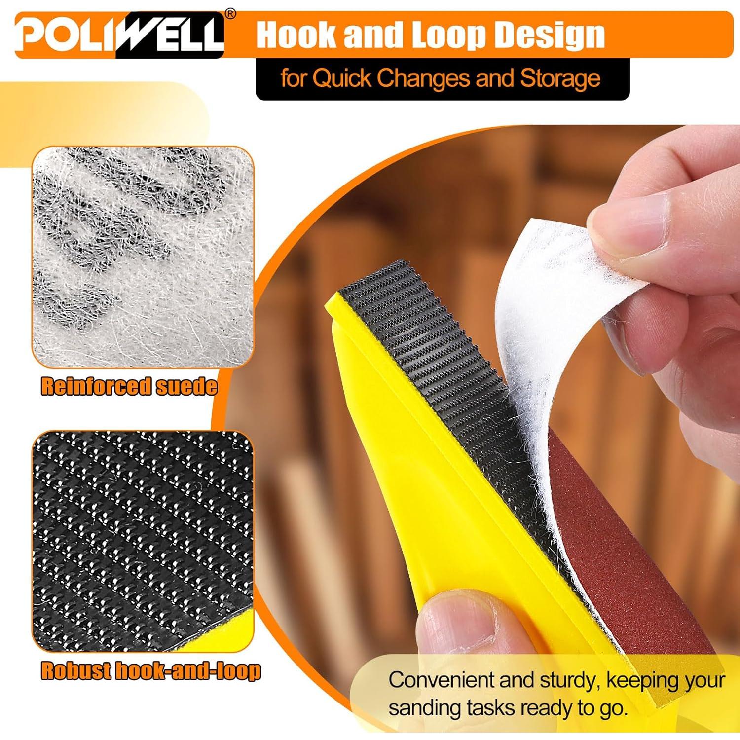 Lijadora Detalle POLIWELL 120 PCS Micro 8.89x2.54 cm