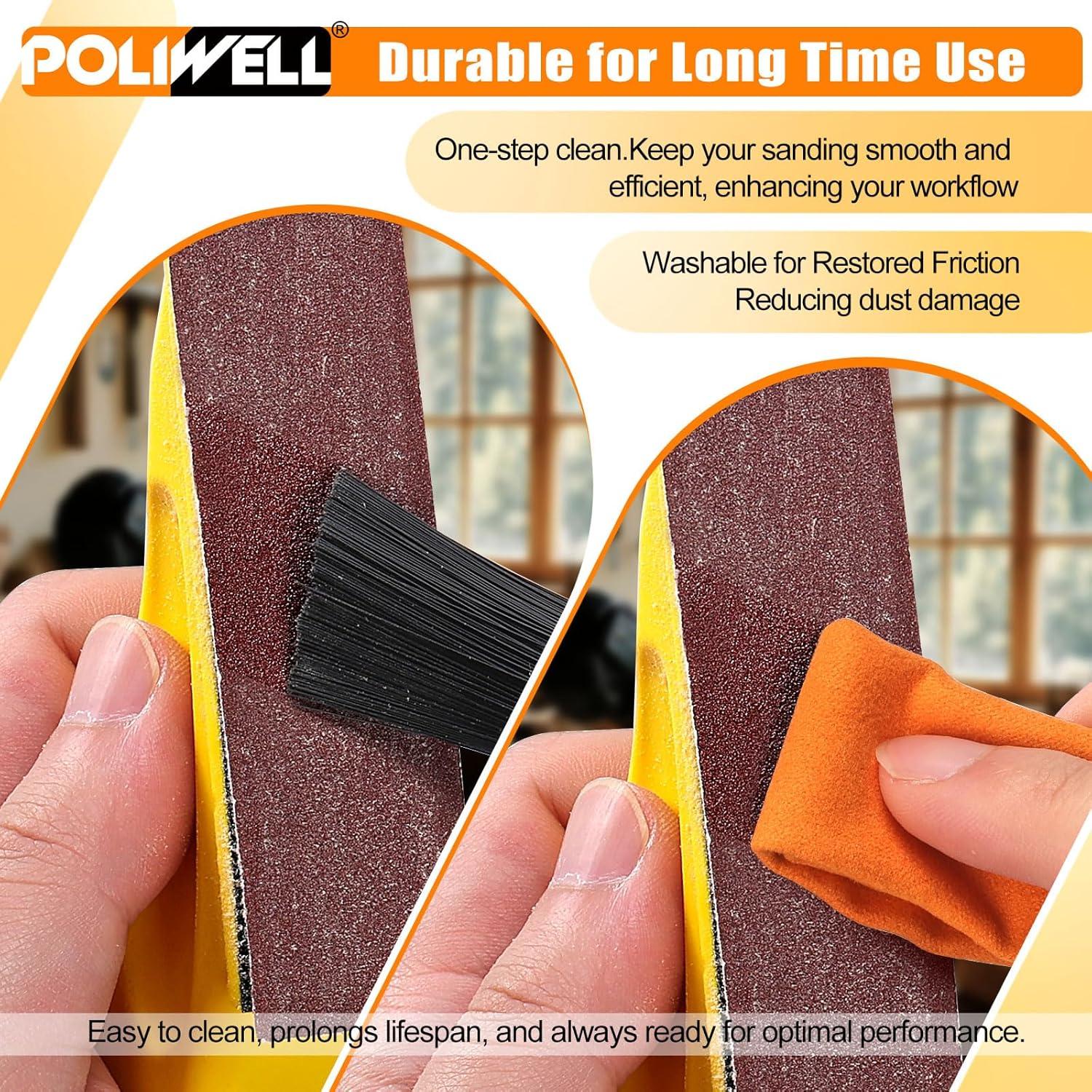 Lijadora Detalle POLIWELL 120 PCS Micro 8.89x2.54 cm