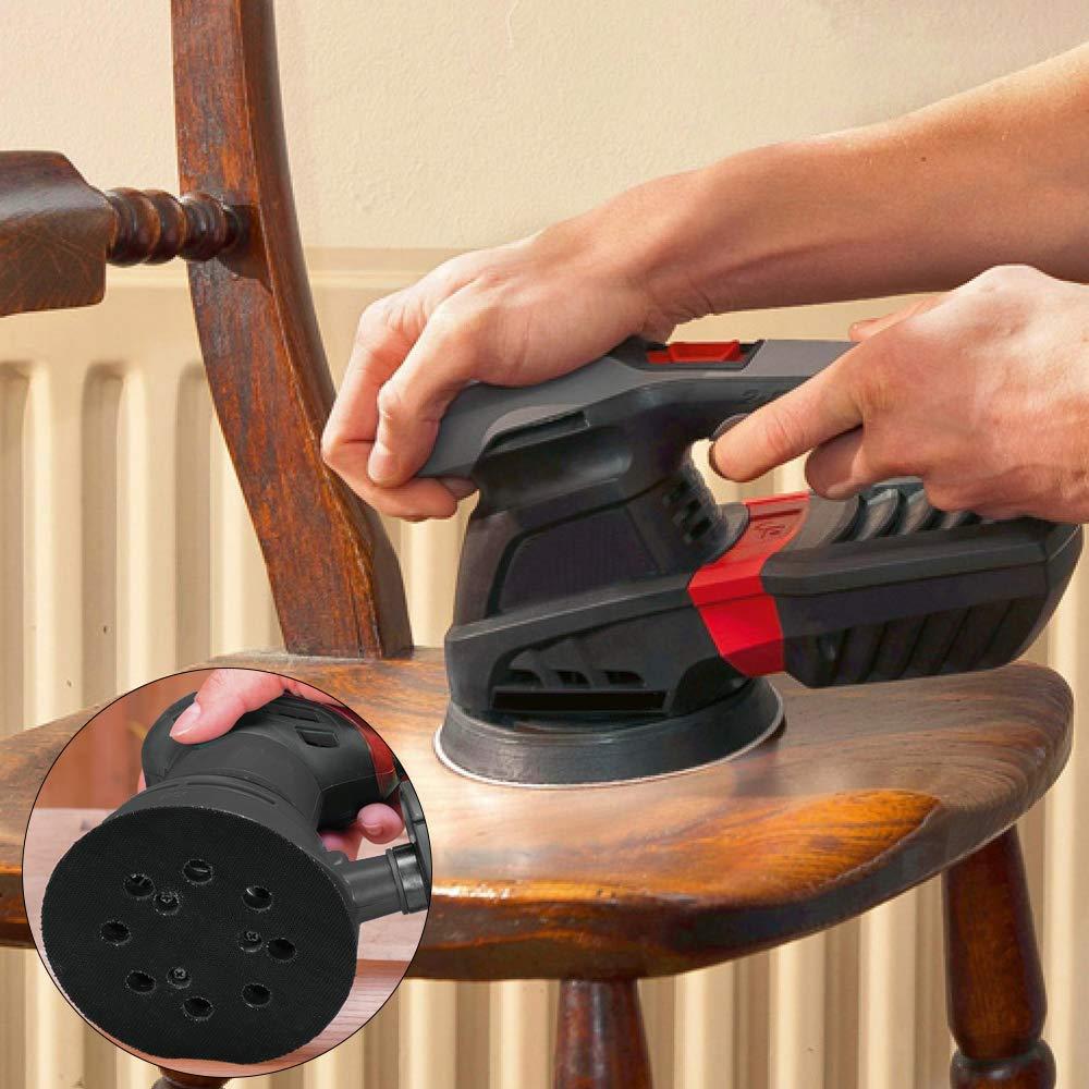 6 Almohadillas de Lijadora 5" Vankcp 8 Agujeros Compatible Makita