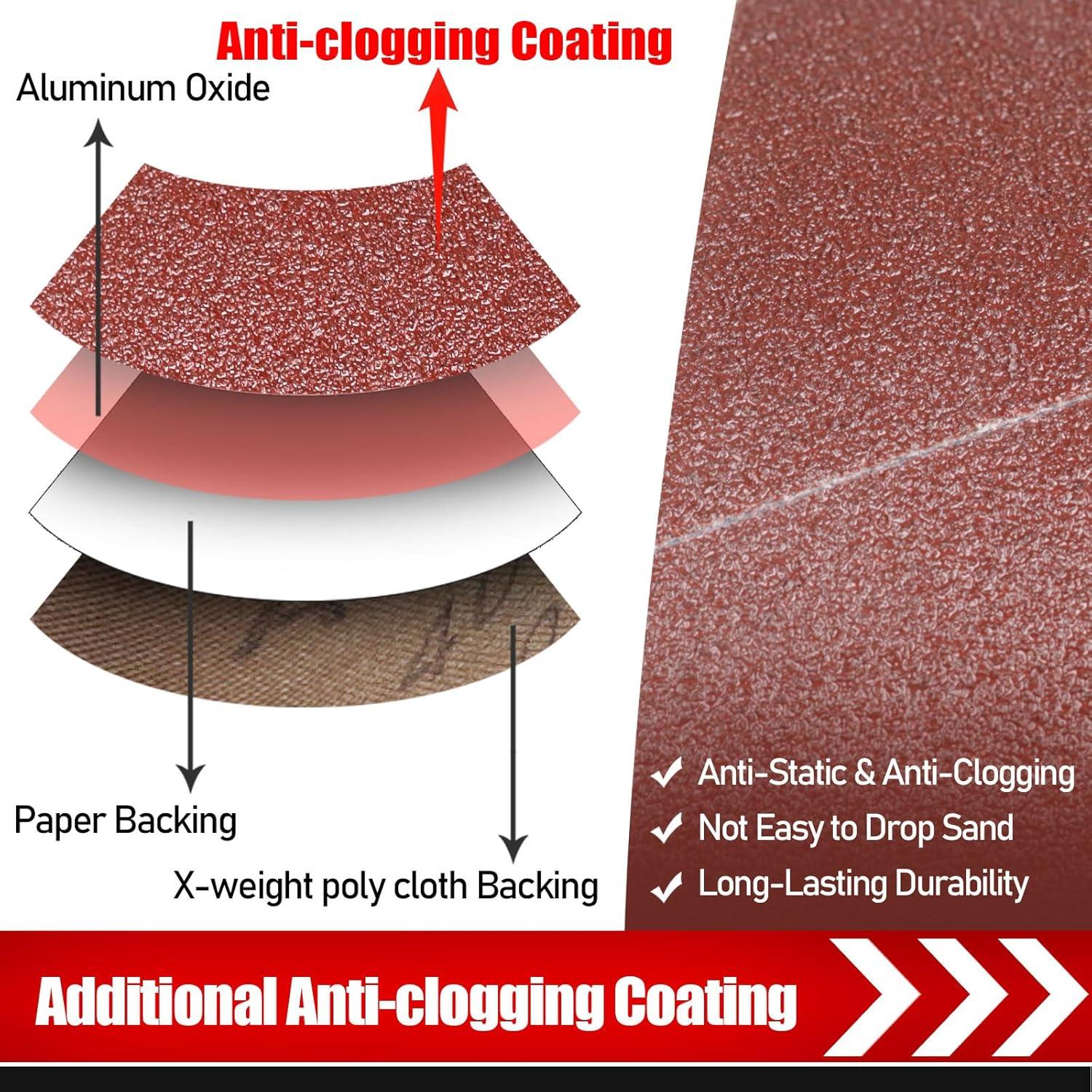 Paquete de 21 Cintas de Lijado 3x53 cm BOSHCRAFT Granos Variados