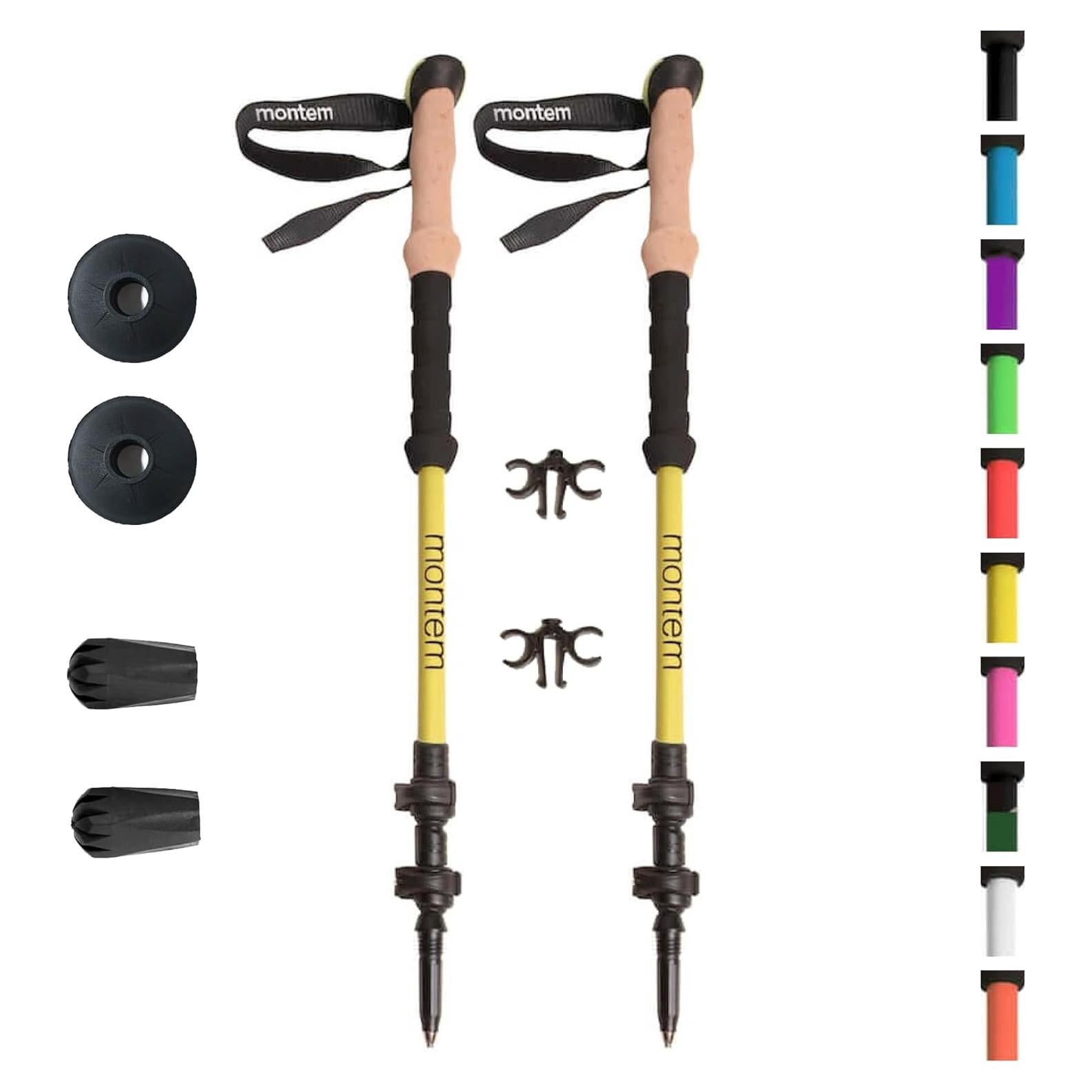 Bastones de Trekking Montem Ultra Strong - Plegables y Livianos