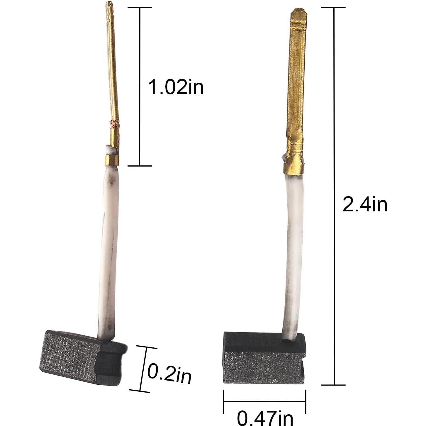 Juego de Cepillos de Carbón DeWalt 6 Piezas Repuesto