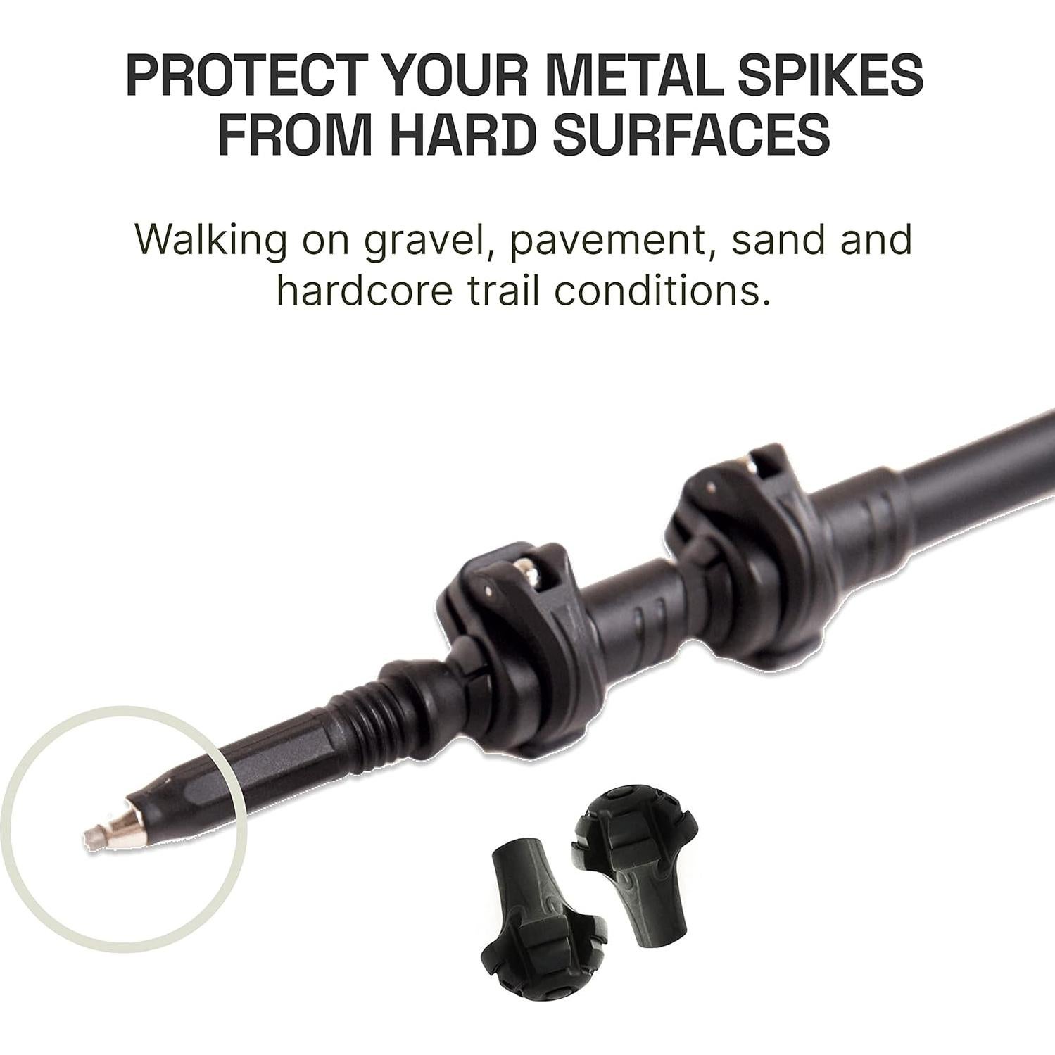 Puntas de Repuesto para Bastones de Trekking Montem - 2 Pzas