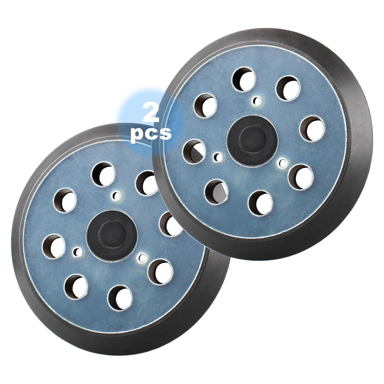 2 Pcs Almohadilla Lijadora 5" Gancho Bucle DeWalt Makita