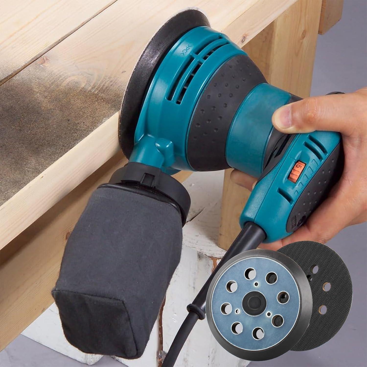 2 Pcs Almohadilla Lijadora 5" Gancho Bucle DeWalt Makita