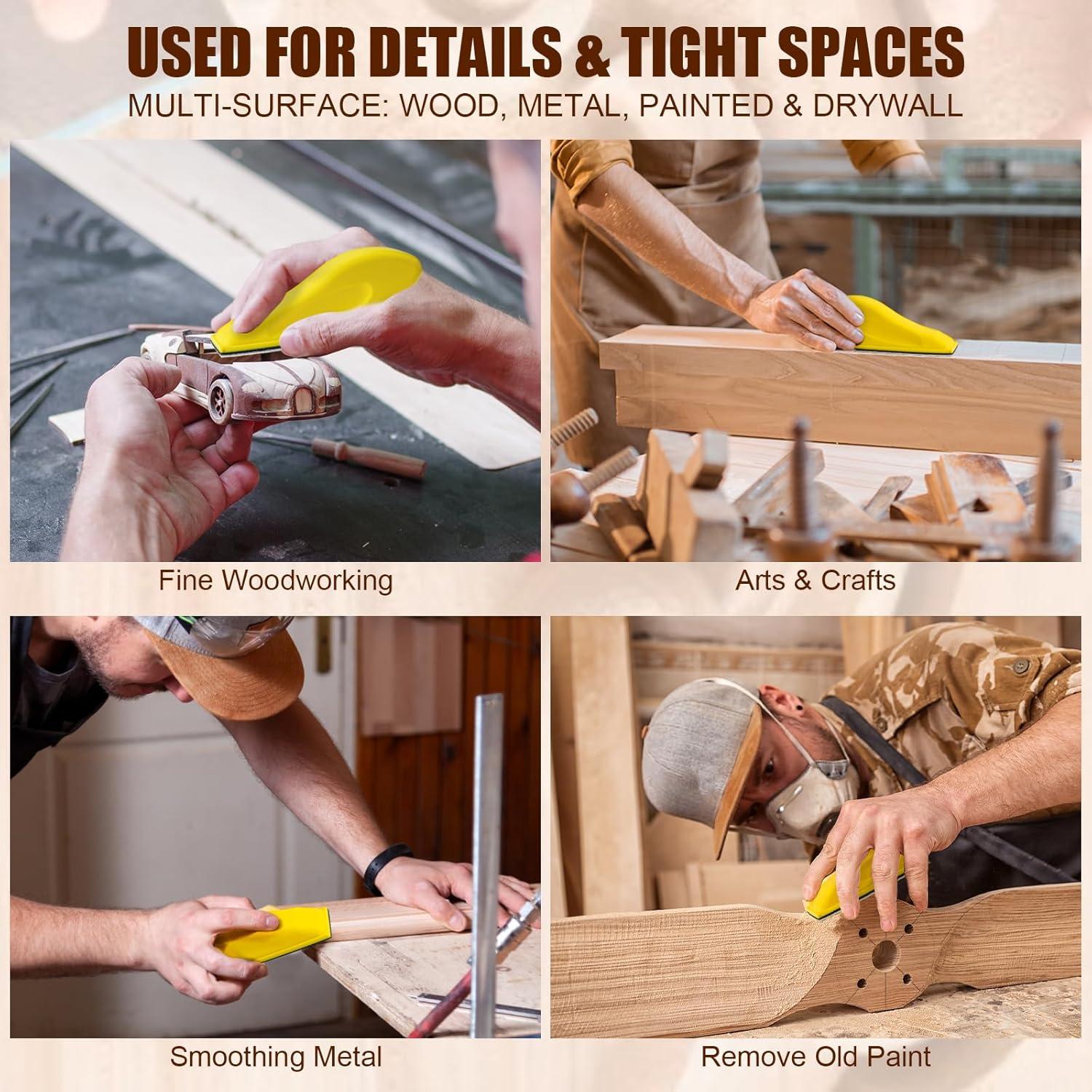 Kit de Lijado 90PCS LVANJI Mini 3-en-1 Granos 60-400