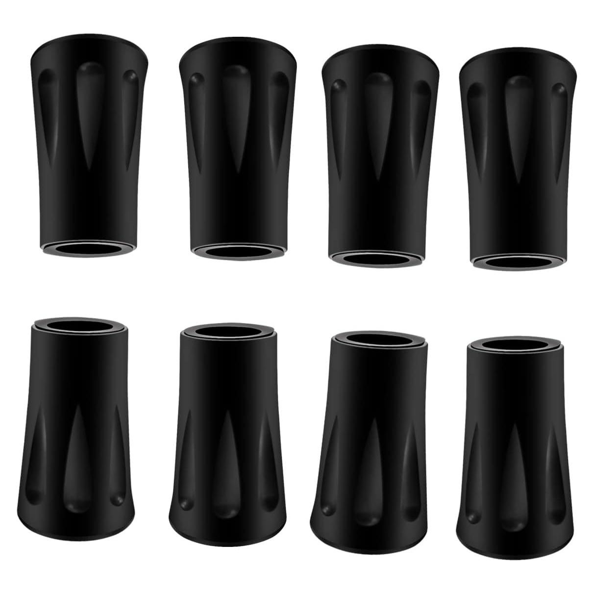 8 Puntas de Goma Tenalleys para Bastones de Senderismo