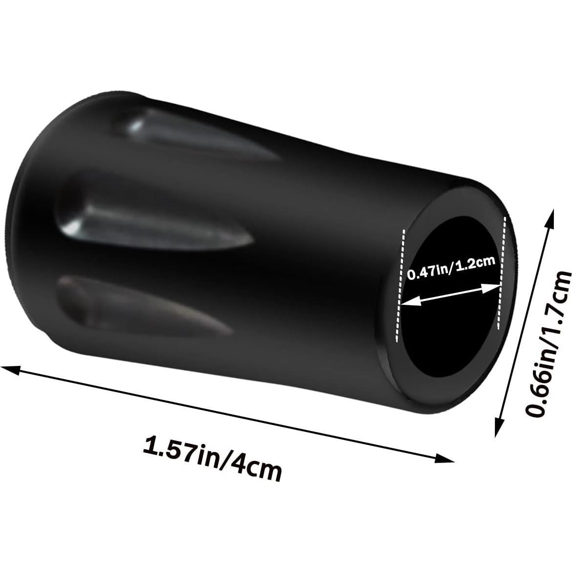 8 Puntas de Goma Tenalleys para Bastones de Senderismo