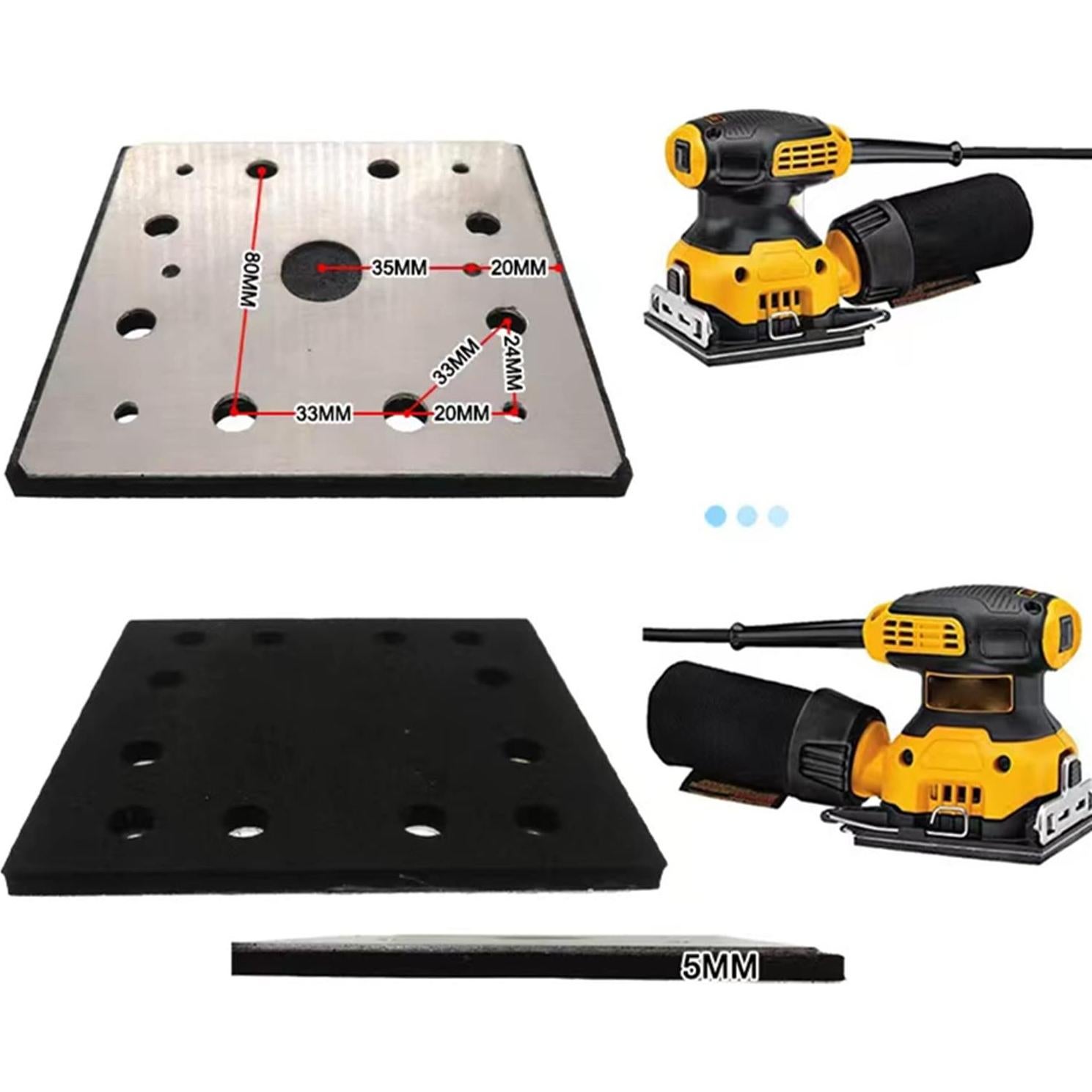 Almohadilla de Lijadora DeWalt N442697 Reemplazo DWE6411