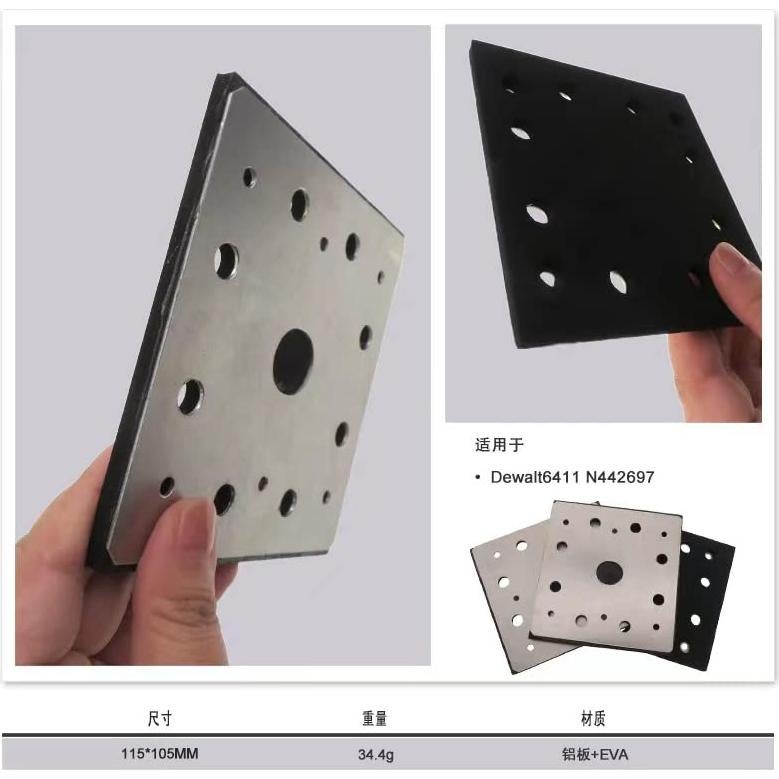 Almohadilla de Lijadora DeWalt N442697 Reemplazo DWE6411