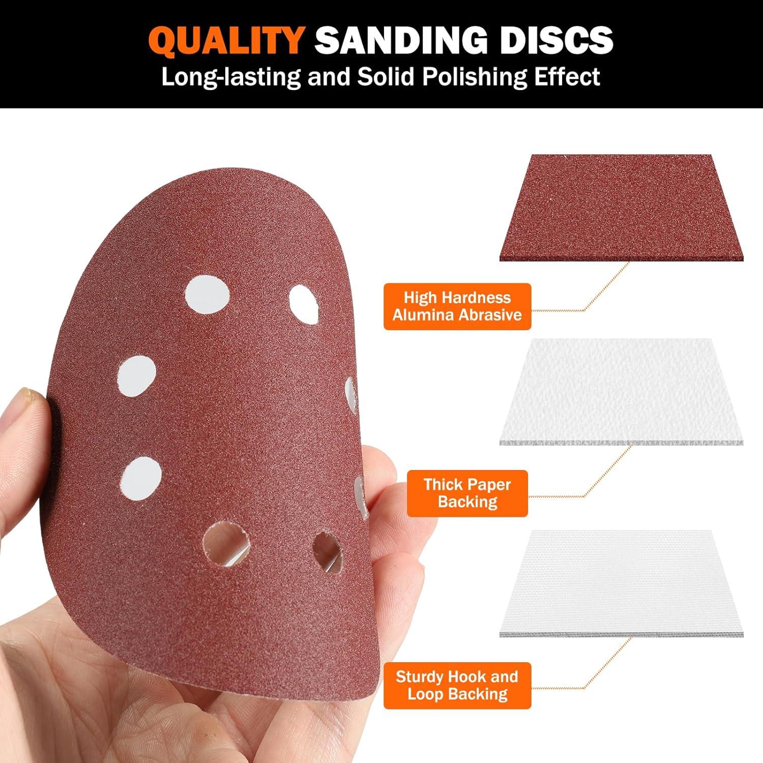 Pad de Lijado 5" DeWalt DWE6423 Juego 43PCS Granos 60-800