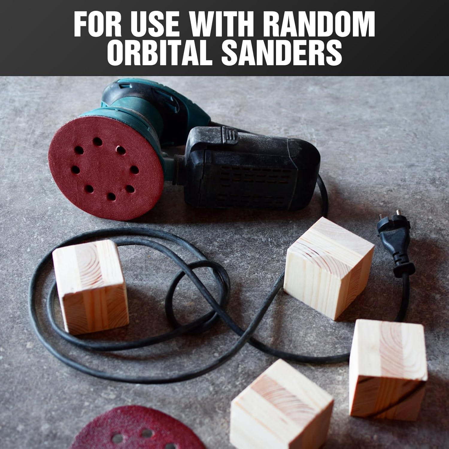 170 Piezas Discos de Lijado 5" Pukamam Granos Variados