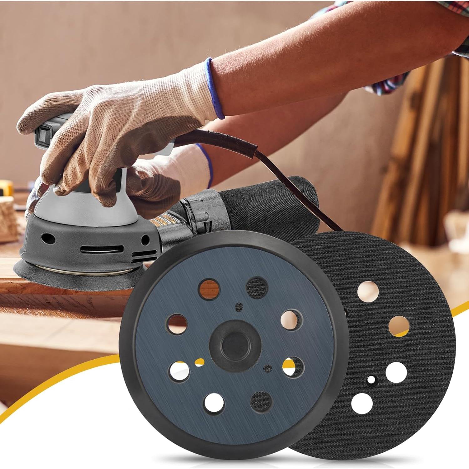 Pad de Lijadora Orbital 5" Johnnyue 8 Agujeros Compatible