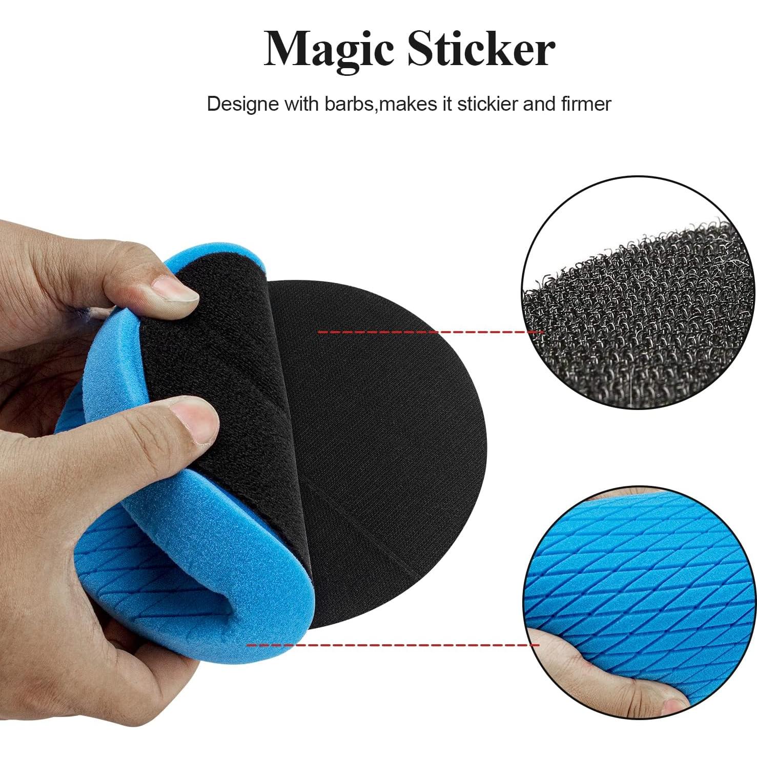 Autolock Kit 6 Almohadillas Pulido 140mm para Pulidora