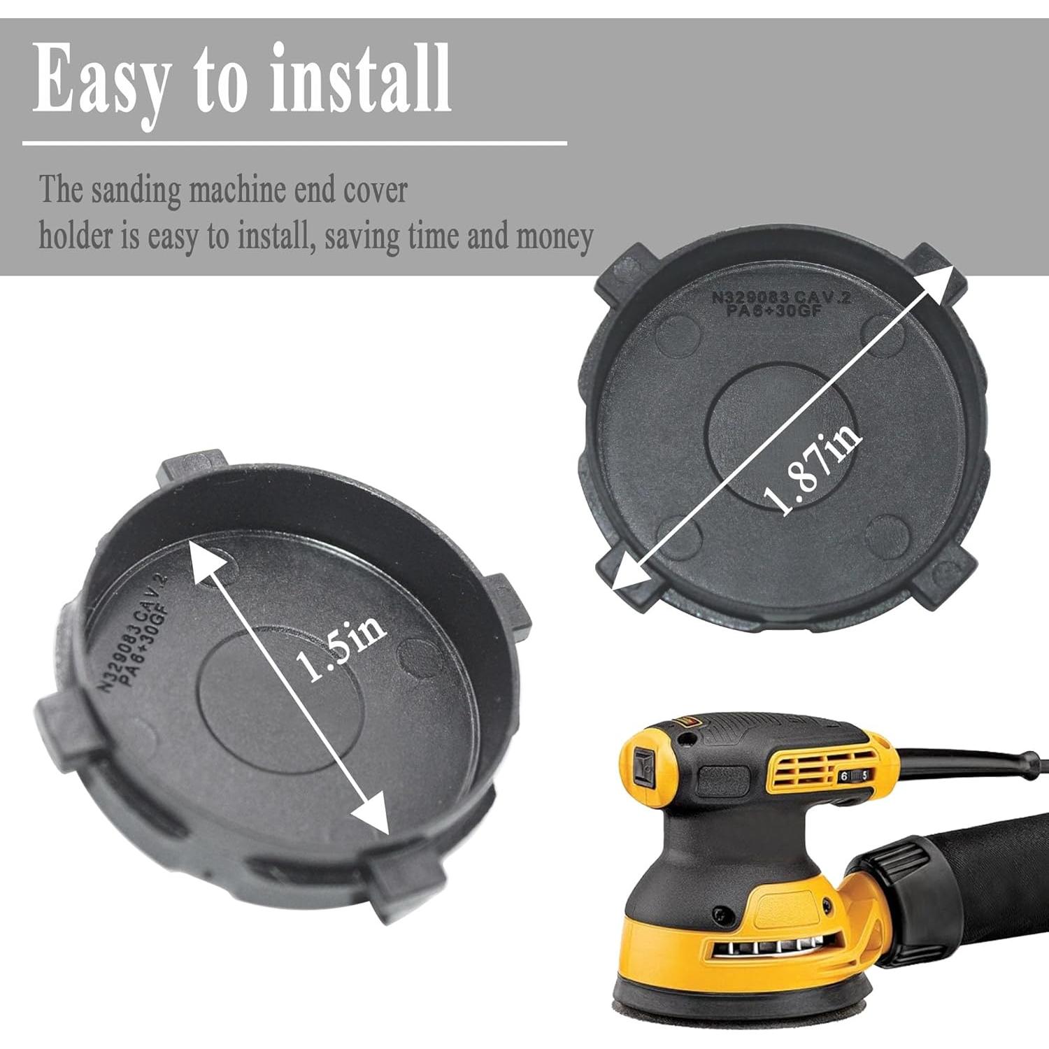 Retenedor de tapa final DeWalt N329083 para lijadora (2 pcs)