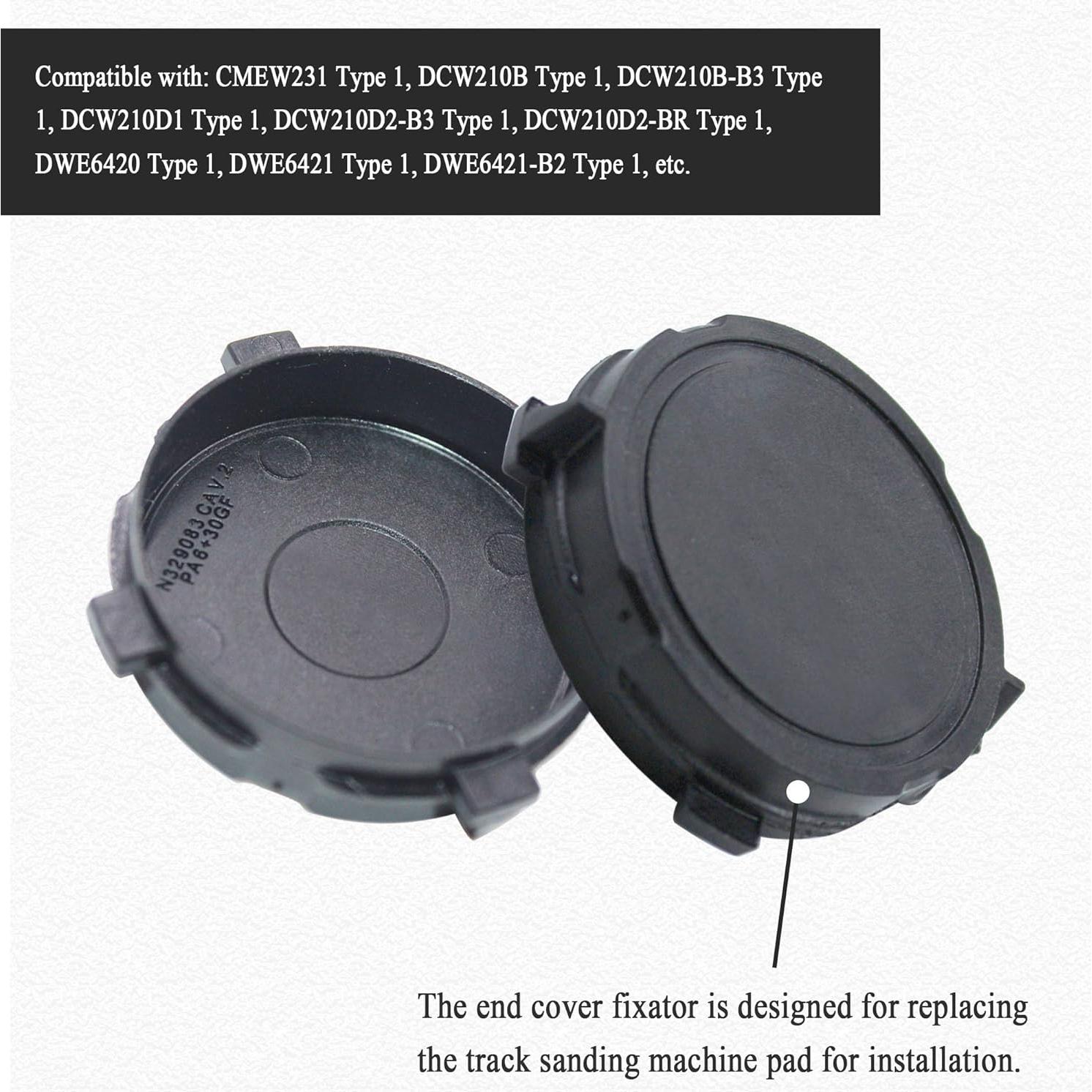 Retenedor de tapa final DeWalt N329083 para lijadora (2 pcs)